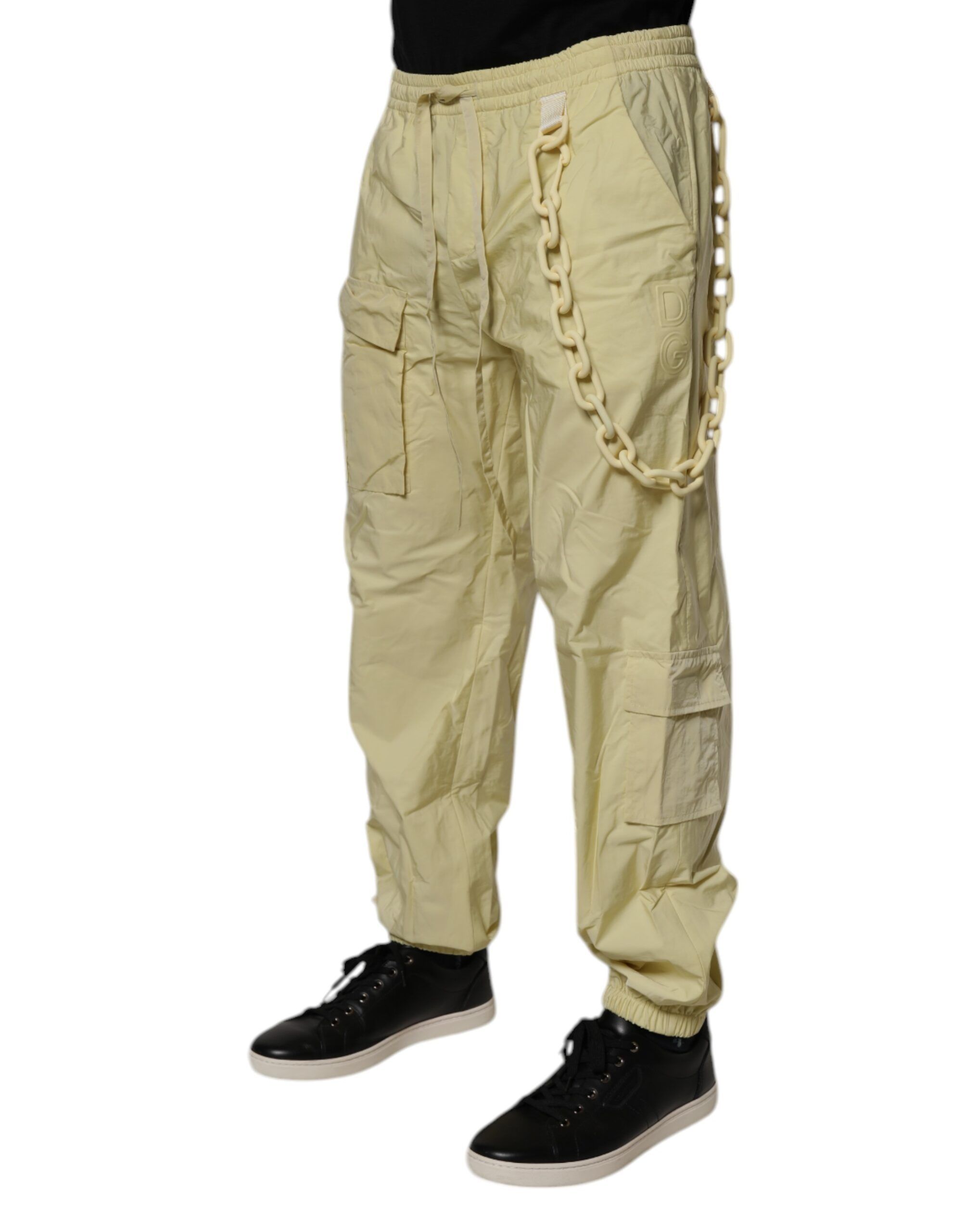 Nylon Cargo Chain Men Jogger Men's Pants - Dolce & Gabbana - Modalova