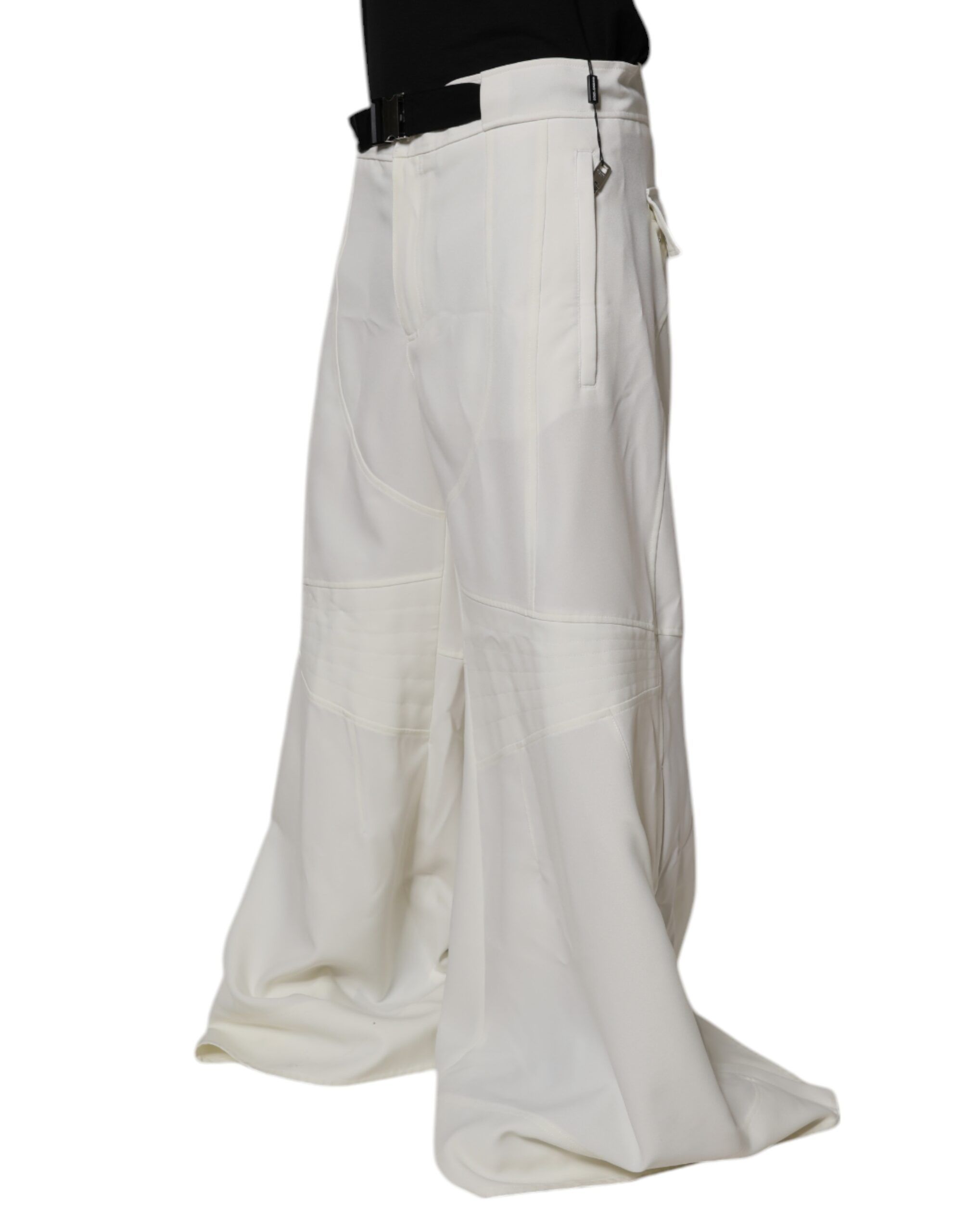 Mid Waist Wide Leg Men's Pants - Dolce & Gabbana - Modalova