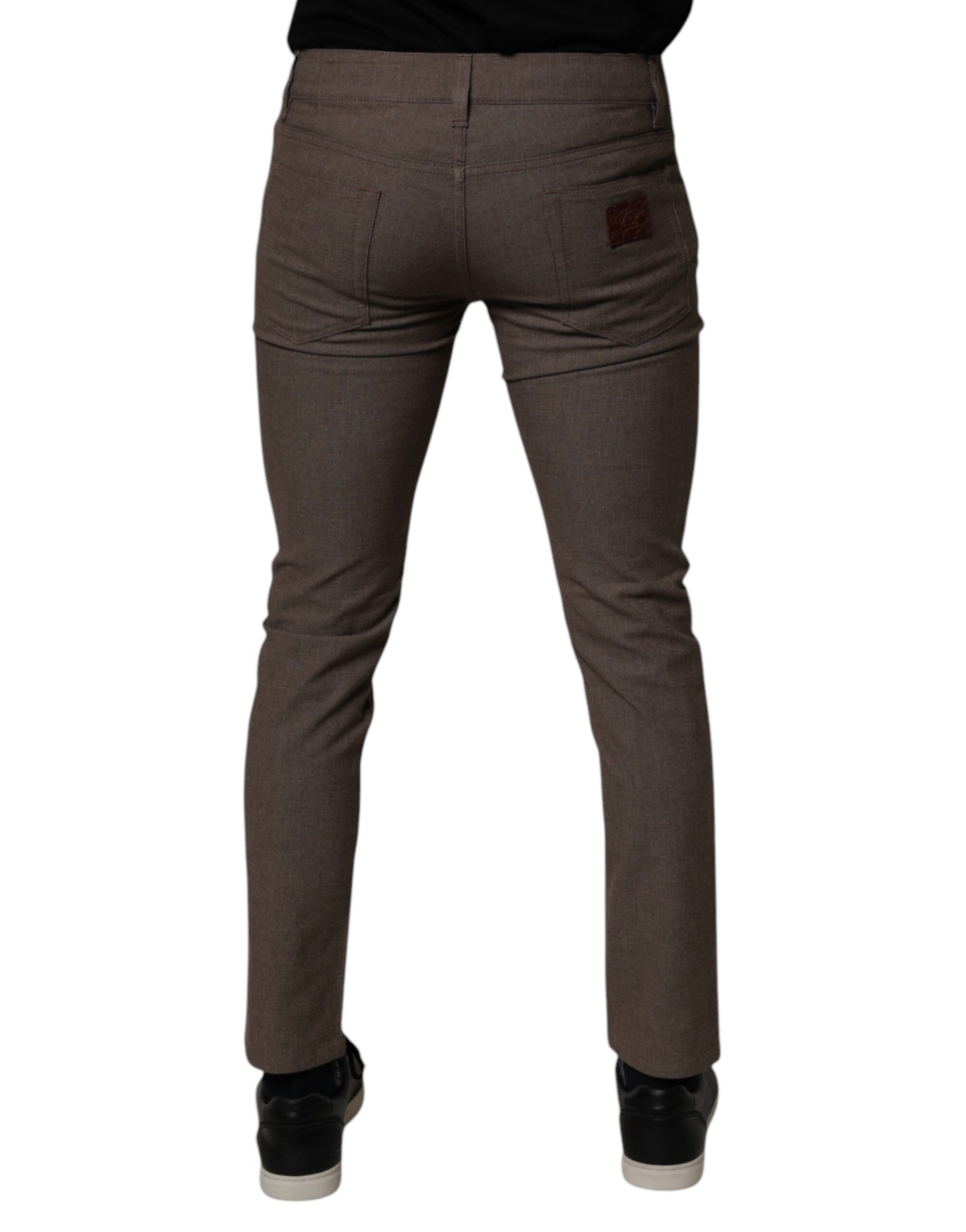 Cotton Stretch Chino Men's Pants - Dolce & Gabbana - Modalova
