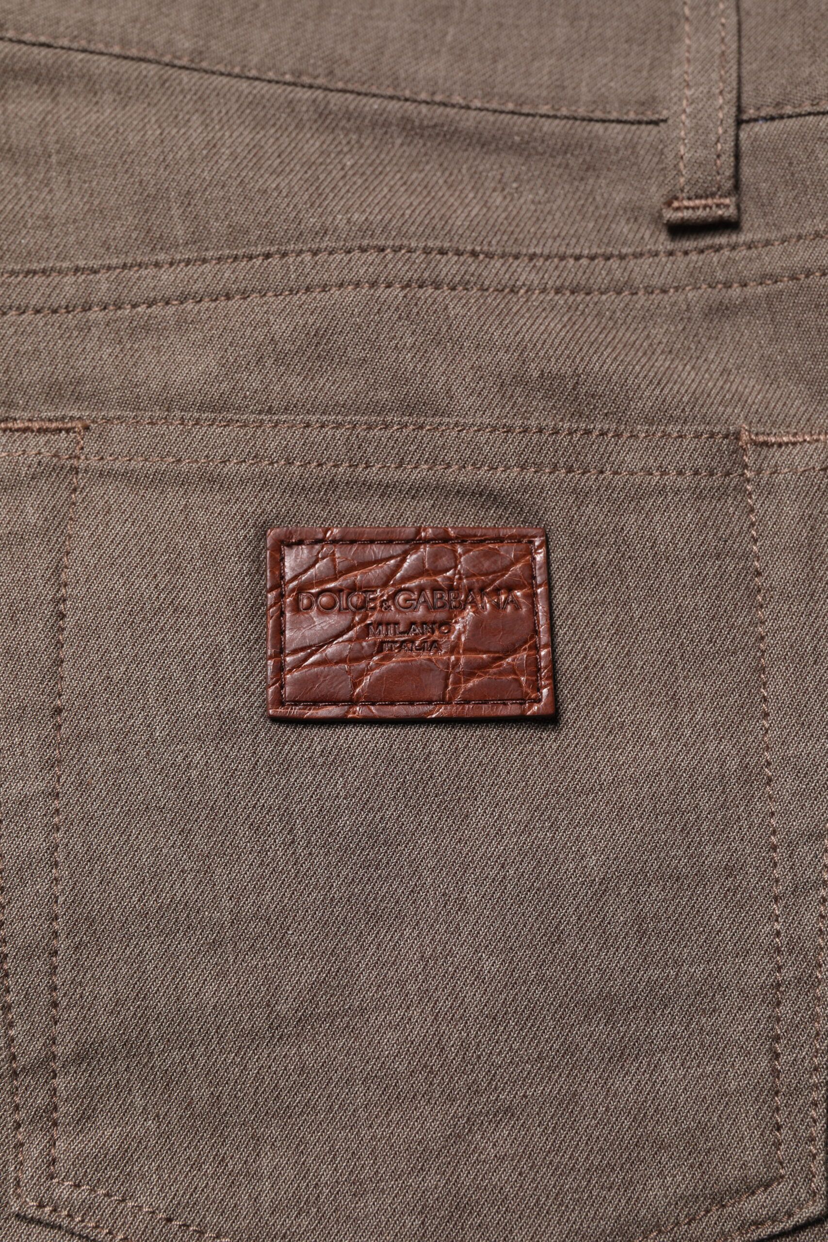 Cotton Stretch Chino Men's Pants - Dolce & Gabbana - Modalova