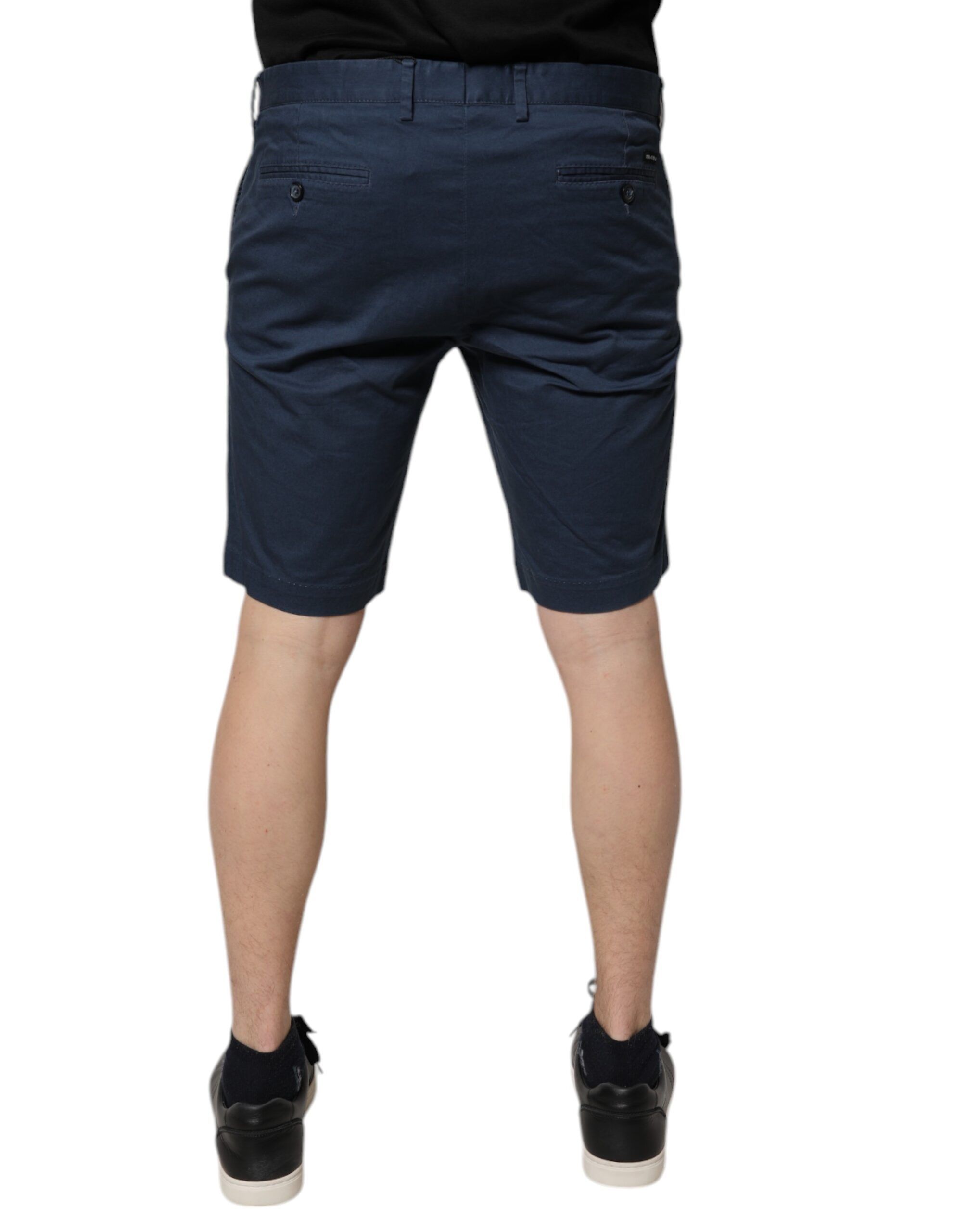 Cotton Mid Waist Men Bermuda Men's Shorts - Dolce & Gabbana - Modalova