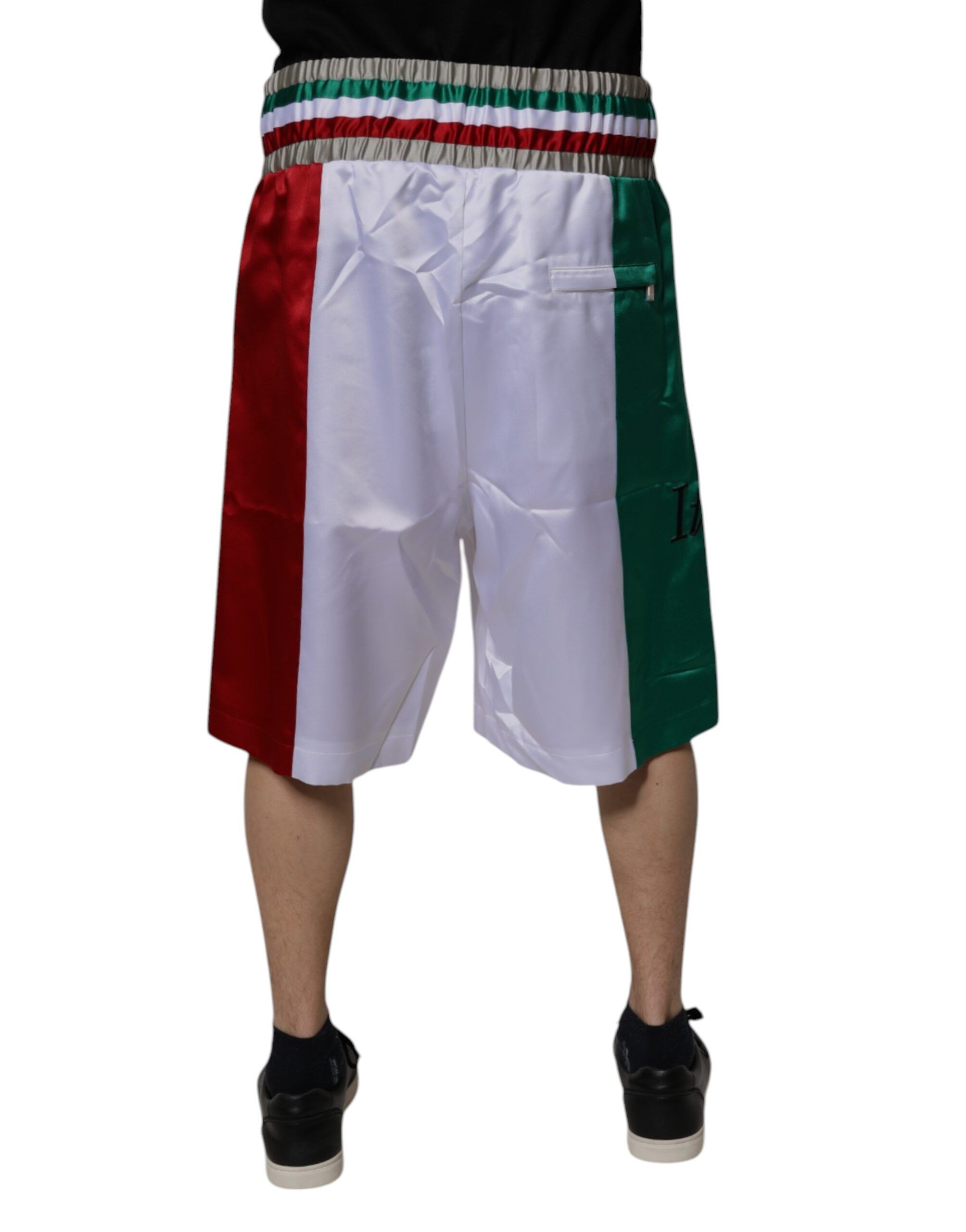 Italia Polyester Bermuda Men's Shorts - Dolce & Gabbana - Modalova