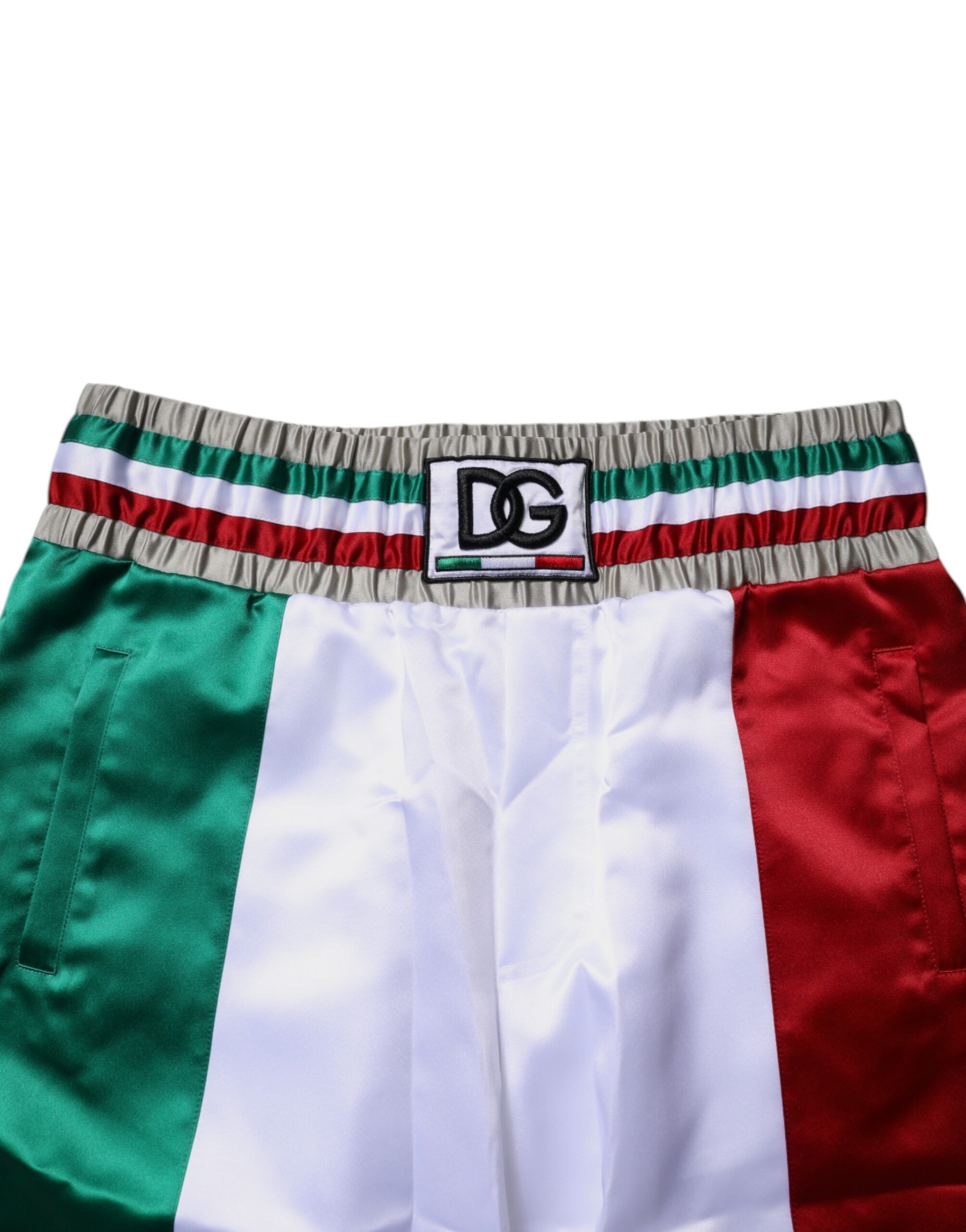 Italia Polyester Bermuda Men's Shorts - Dolce & Gabbana - Modalova