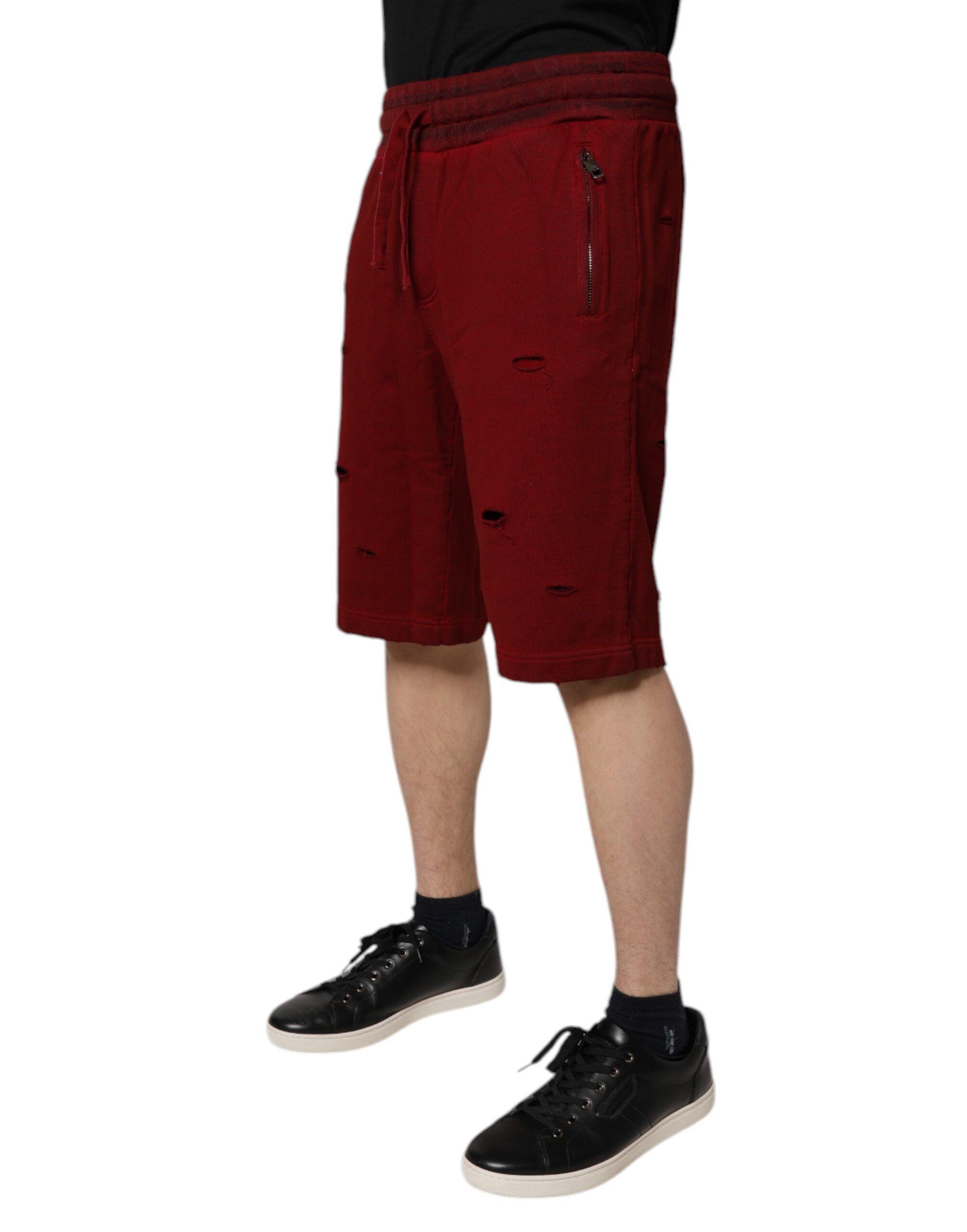 Rip Style Bermuda SweatMen's Men's Shorts - Dolce & Gabbana - Modalova