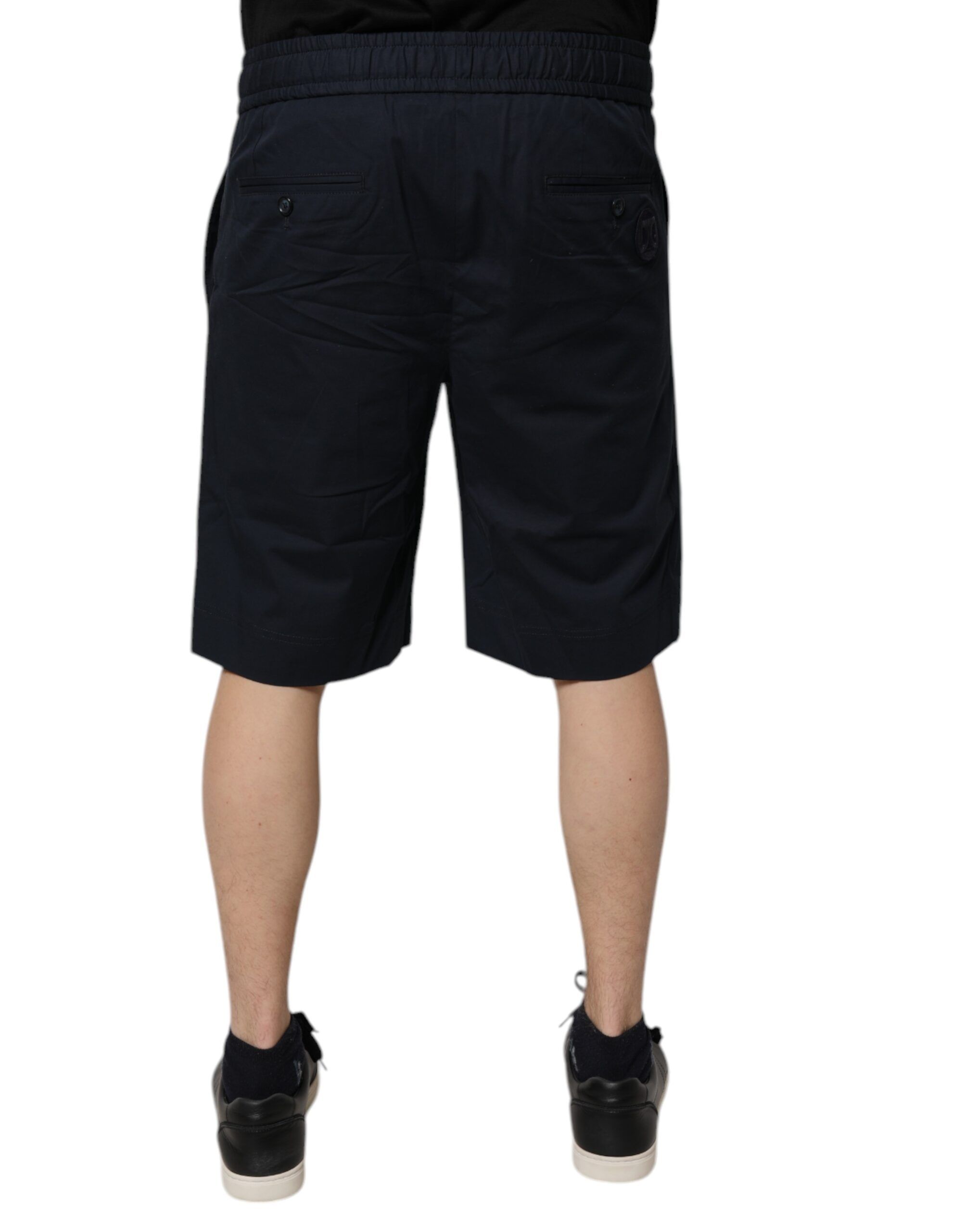 Dark Cotton Bermuda SweatMen's Men's Shorts - Dolce & Gabbana - Modalova