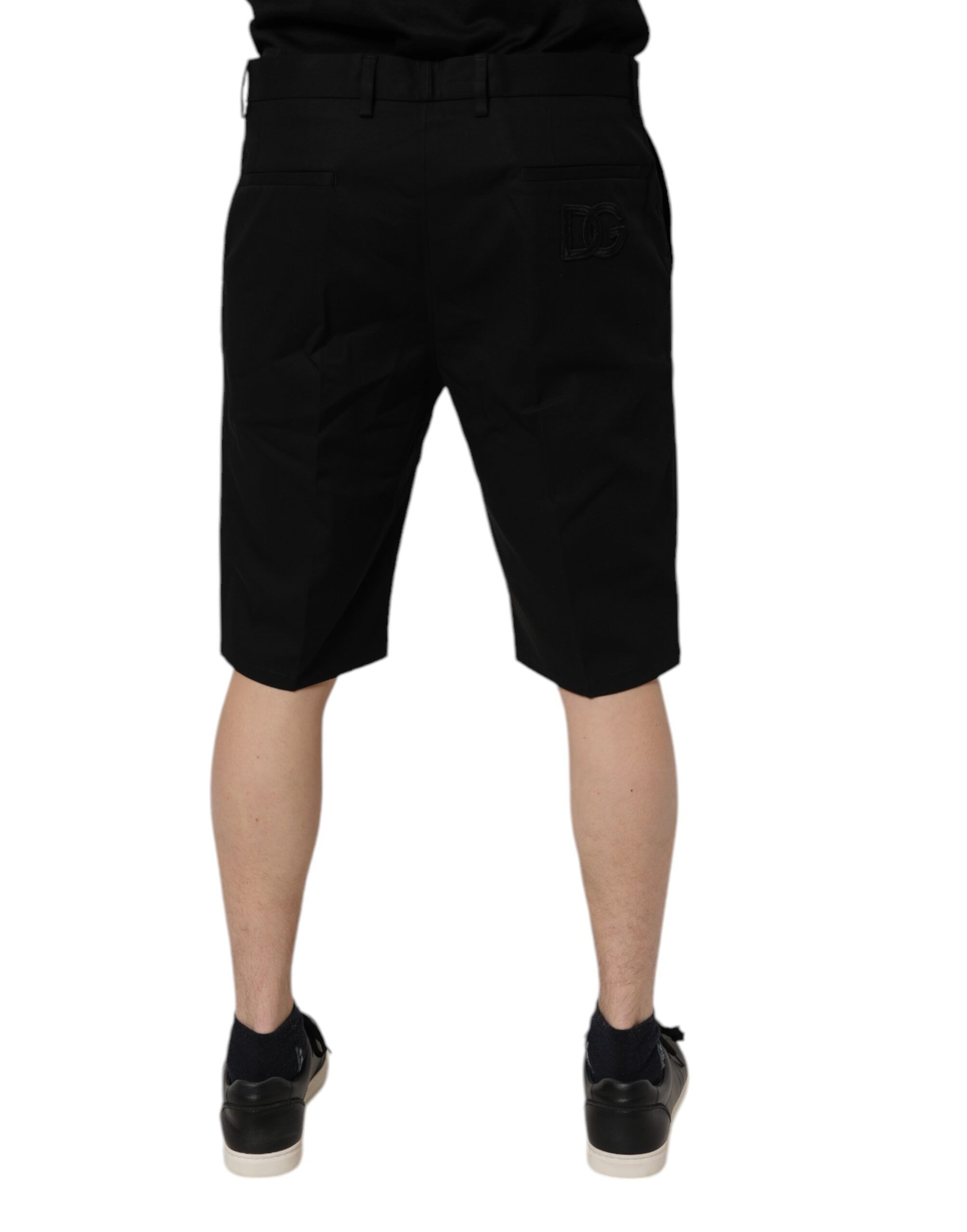 Cotton Stretch Mid Waist Bermuda Men's Shorts - Dolce & Gabbana - Modalova