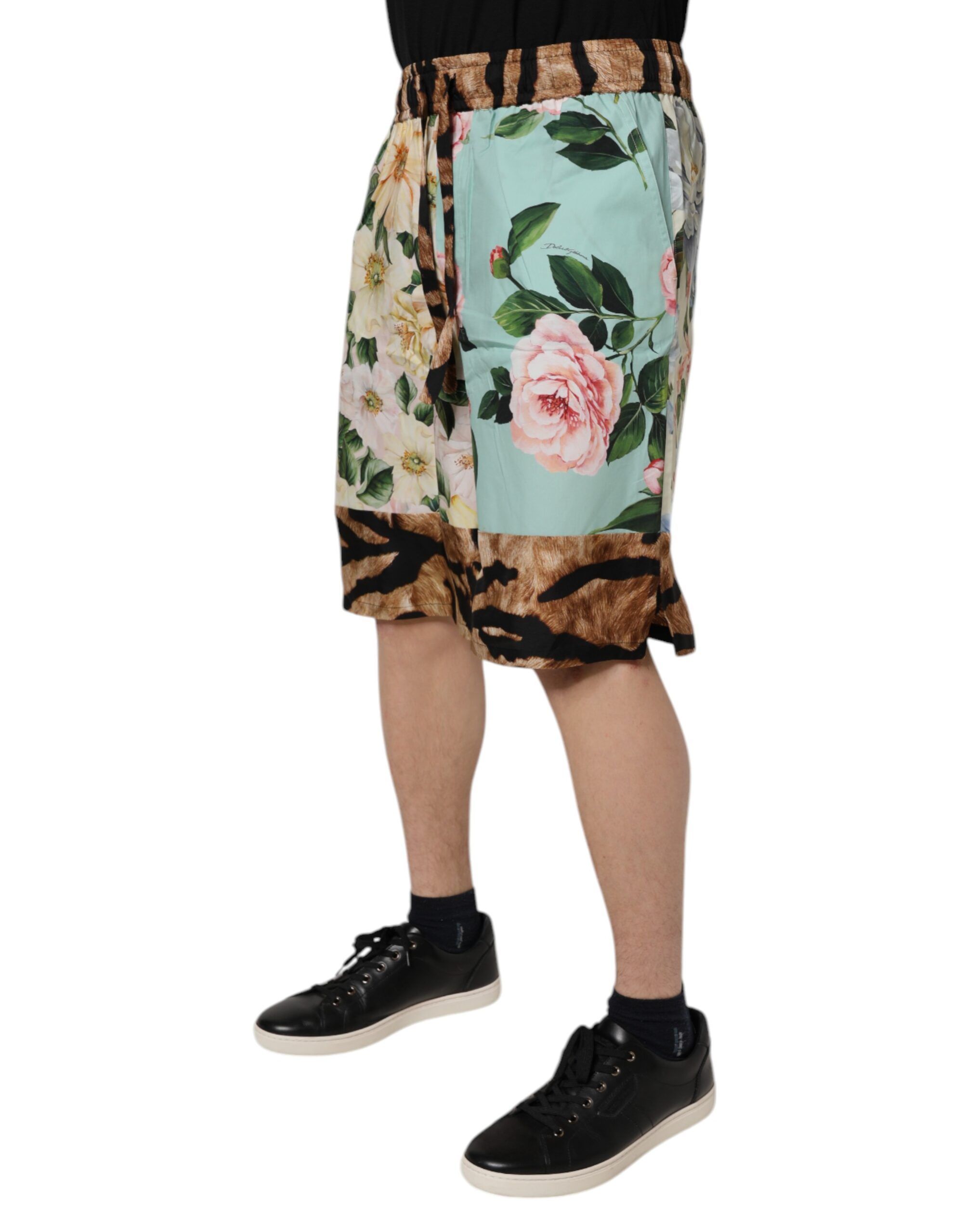 Floral Print Men Bermuda Men's Shorts - Dolce & Gabbana - Modalova
