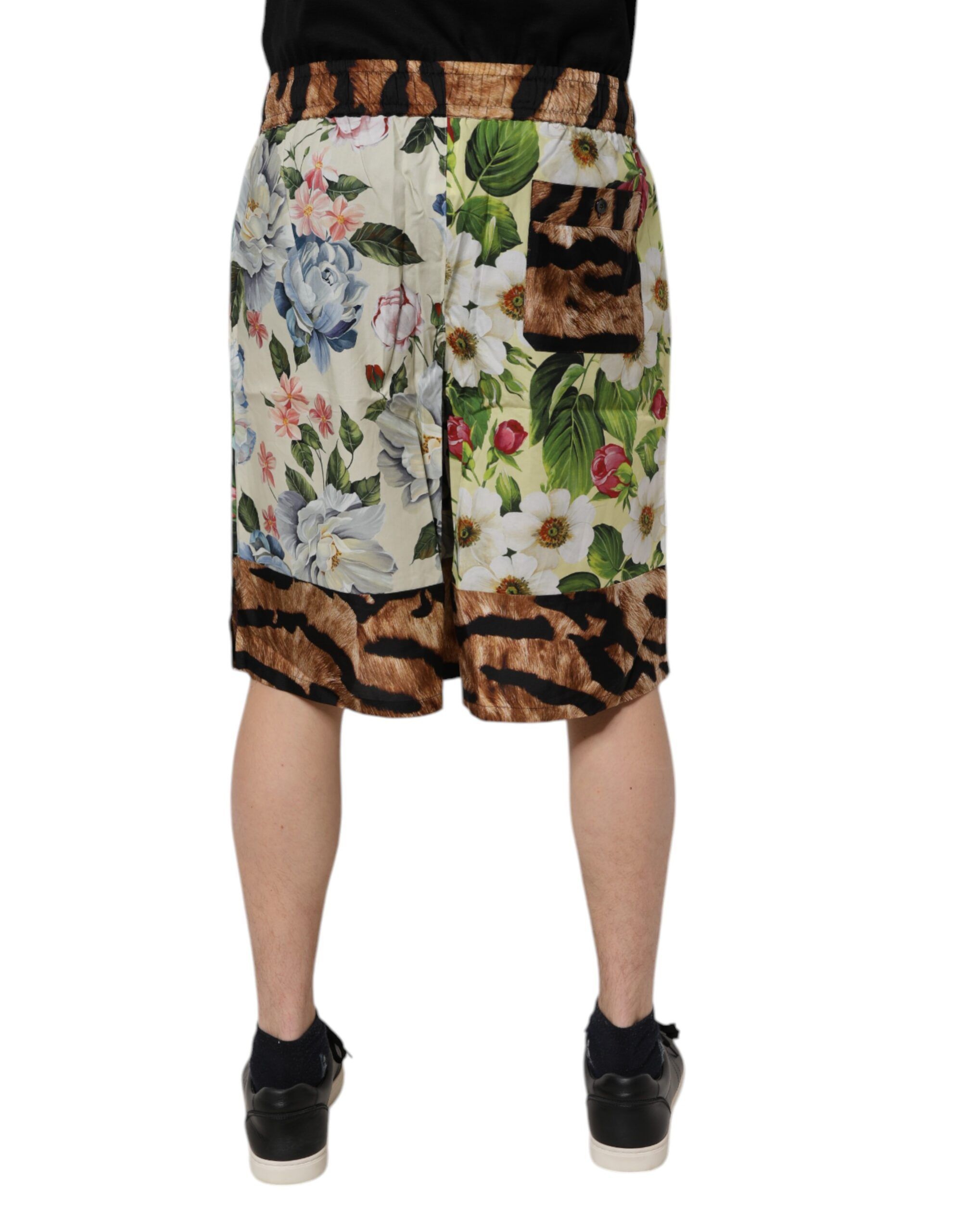 Floral Print Men Bermuda Men's Shorts - Dolce & Gabbana - Modalova