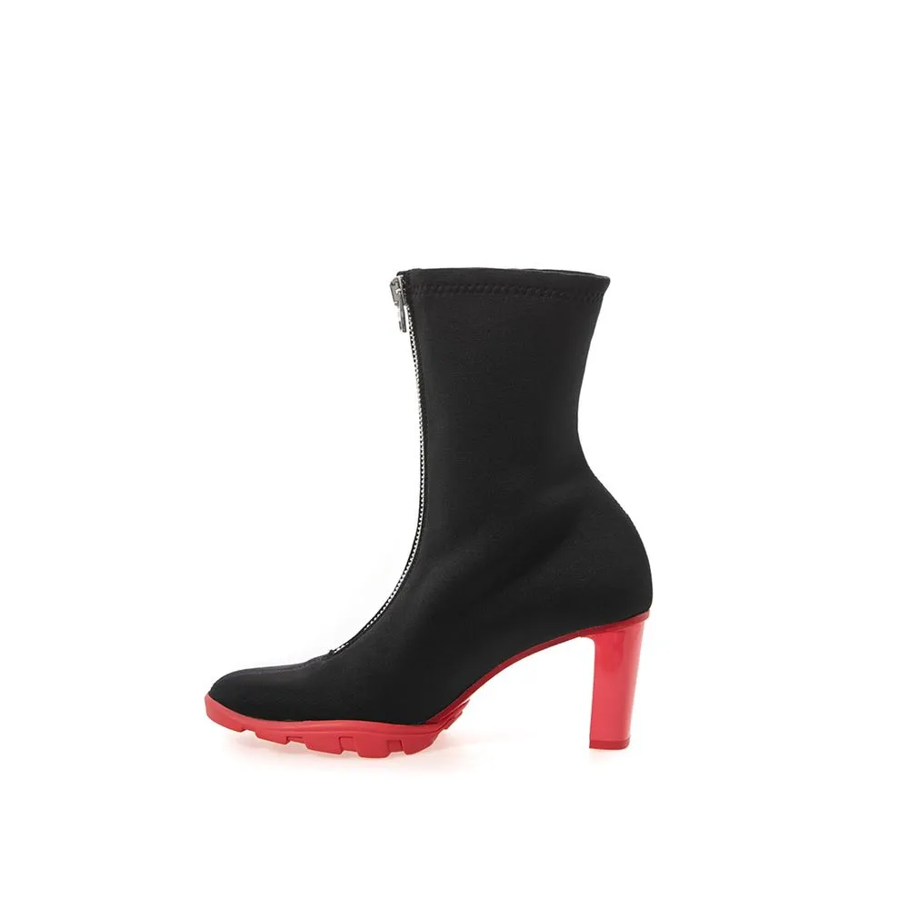 Neoprene Ankle Women's Boots - Alexander McQueen - Modalova
