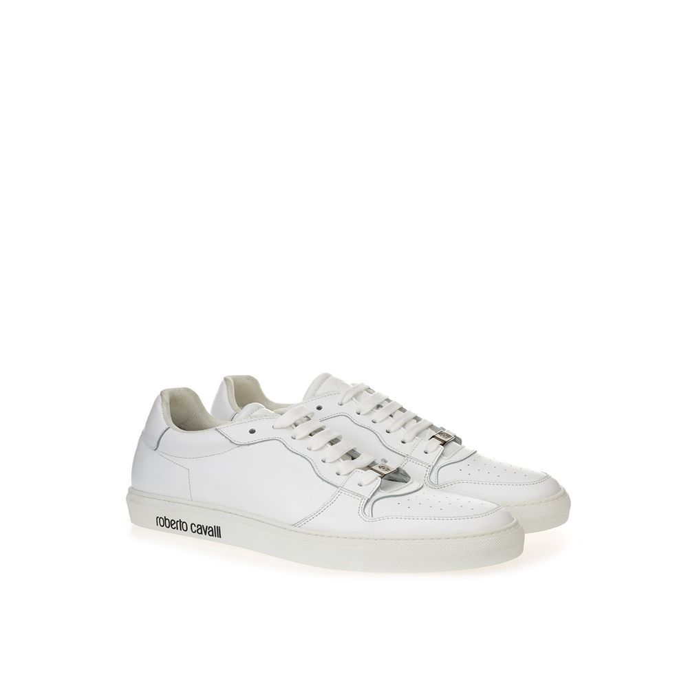Leather Low Top Women's Sneakers - Roberto Cavalli - Modalova