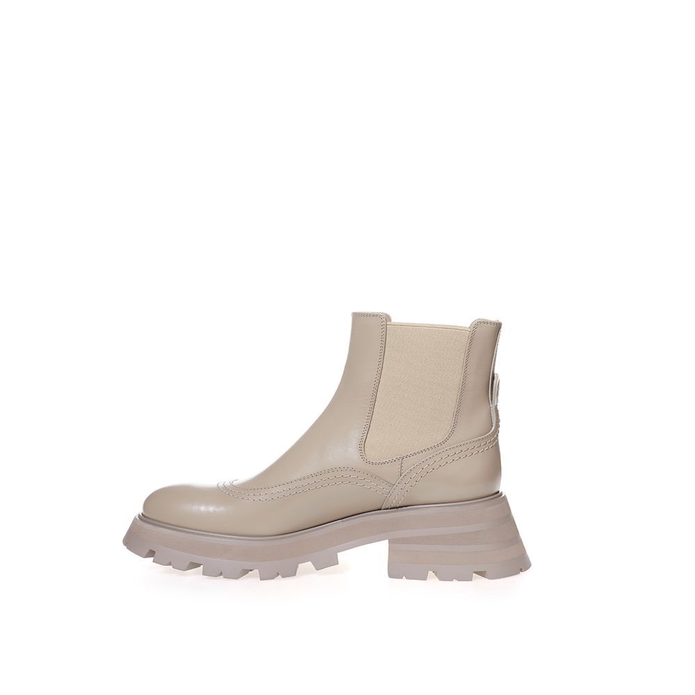 Leather Chelsea Women's Boots - Alexander McQueen - Modalova