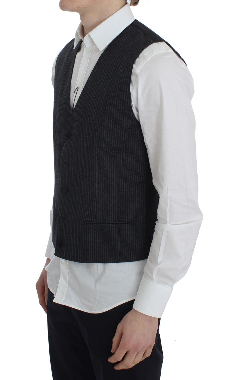 Striped Formal Men's Vest - Dolce & Gabbana - Modalova