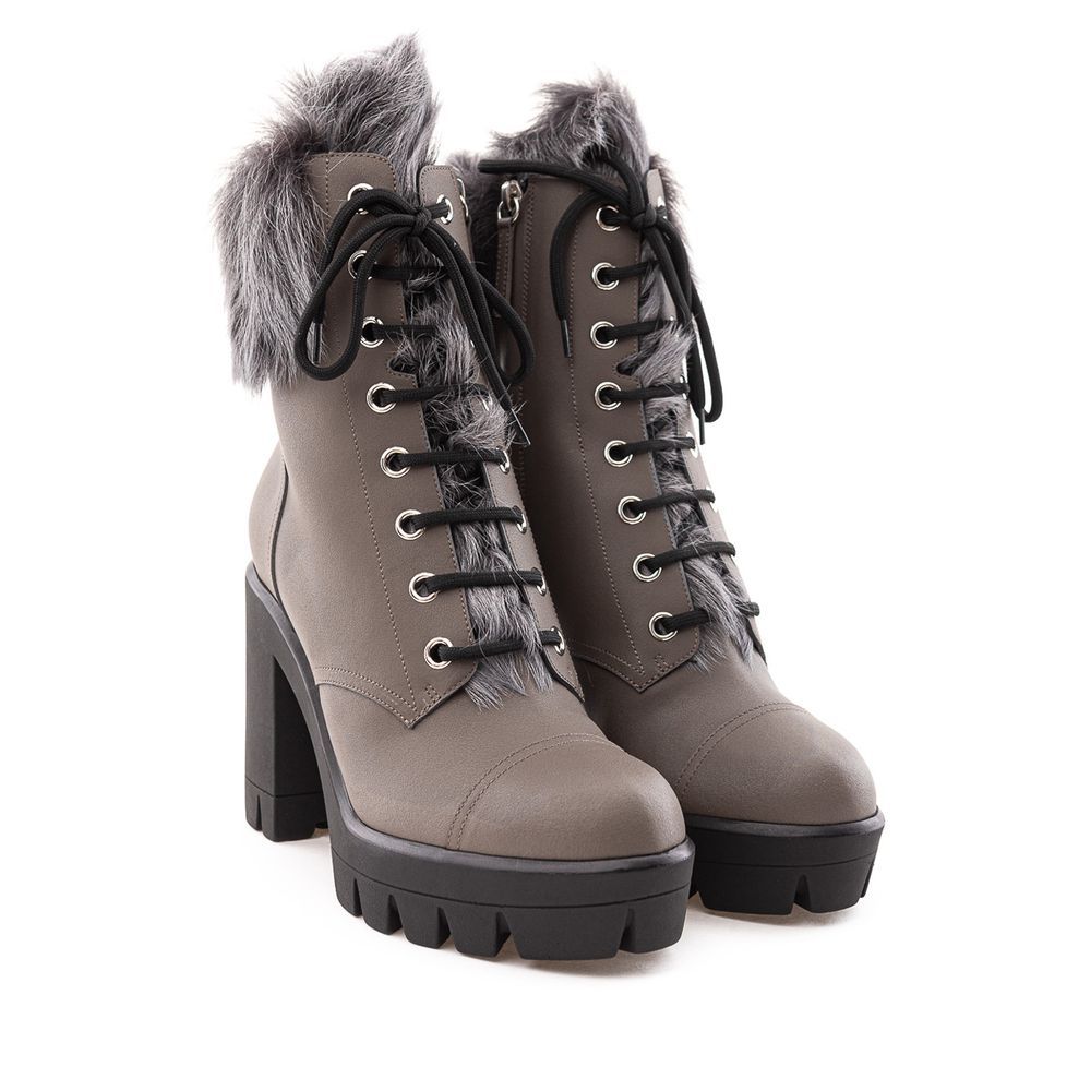 Eco Leather Lace-Up Women's Boots - Giuseppe Zanotti - Modalova