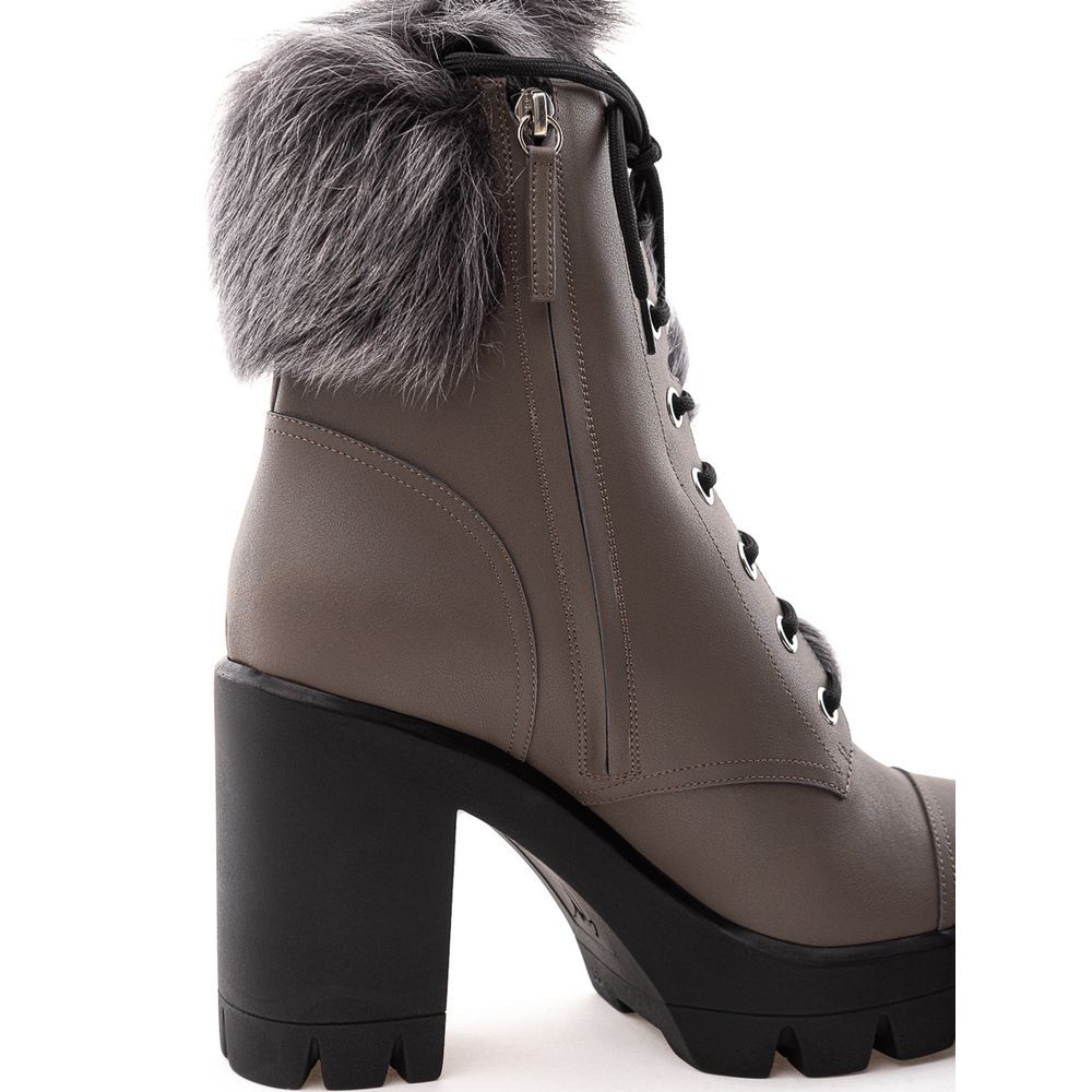Eco Leather Lace-Up Women's Boots - Giuseppe Zanotti - Modalova