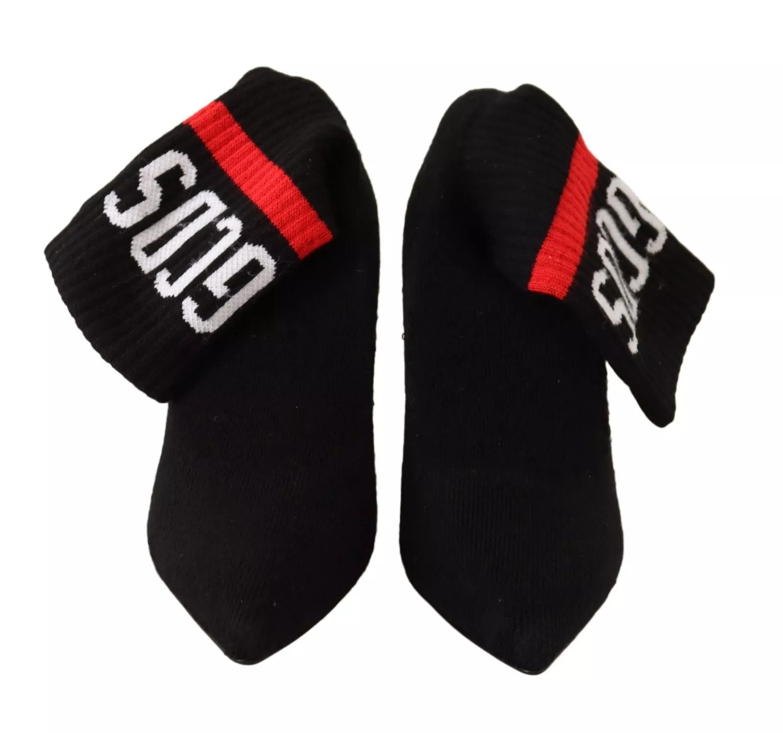 Suede Logo Socks Block Heel Ankle Boots Women's Shoes (Pre-Owned) - GCDS - Modalova