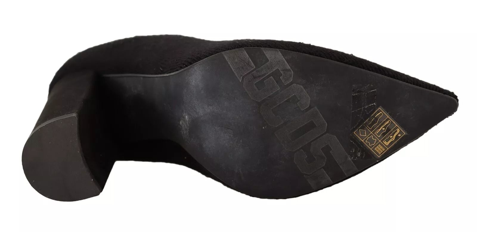 Suede Logo Socks Block Heel Ankle Boots Women's Shoes (Pre-Owned) - GCDS - Modalova