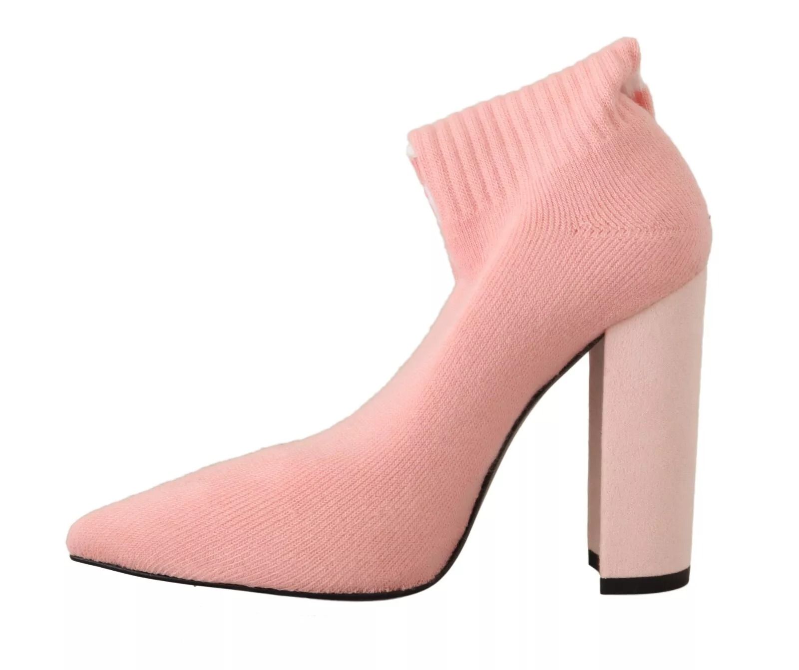 Suede Logo Socks Block Heel Ankle Boots Women's Shoes (Pre-Owned) - GCDS - Modalova