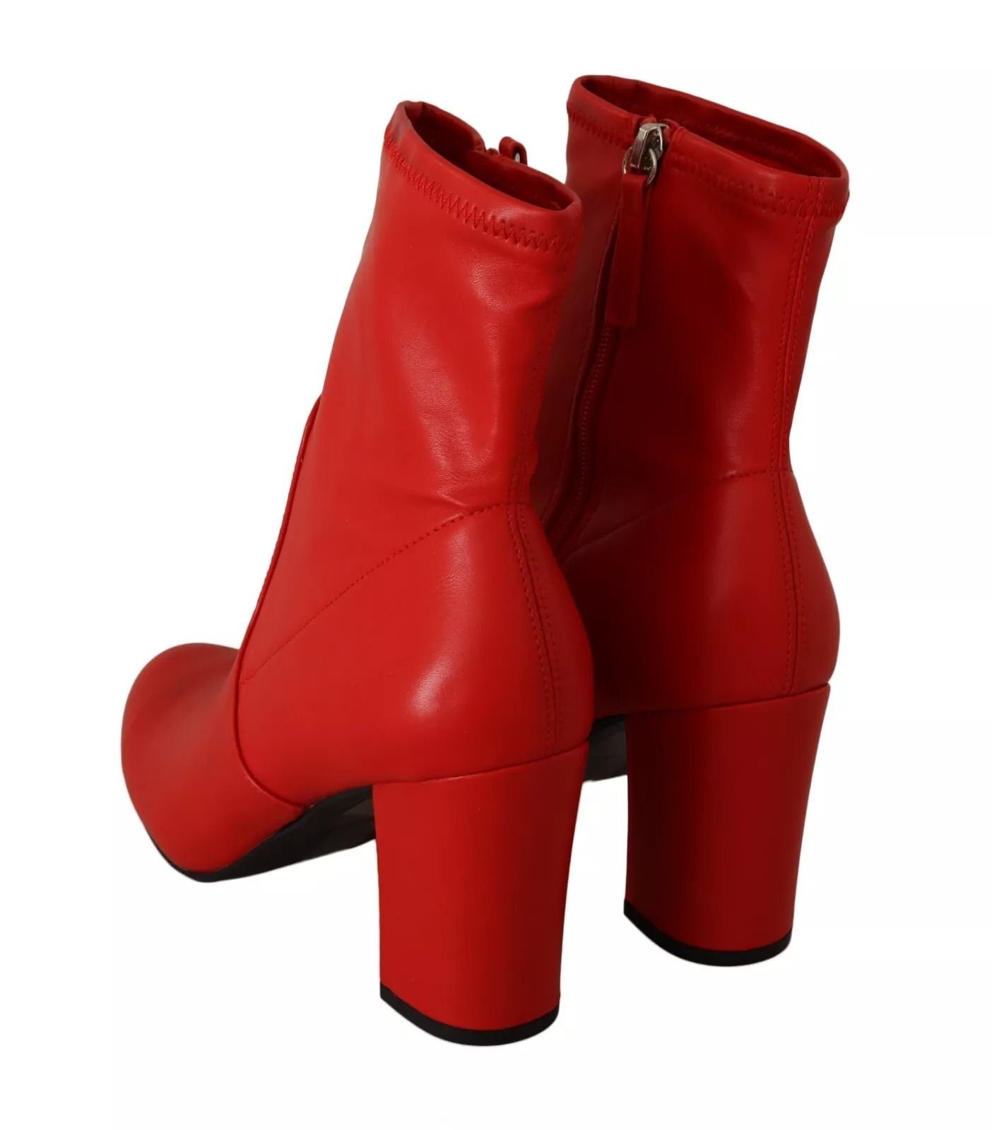 Leather Block Heels Ankle Boots Women's Shoes (Pre-Owned) - Steve Madden - Modalova