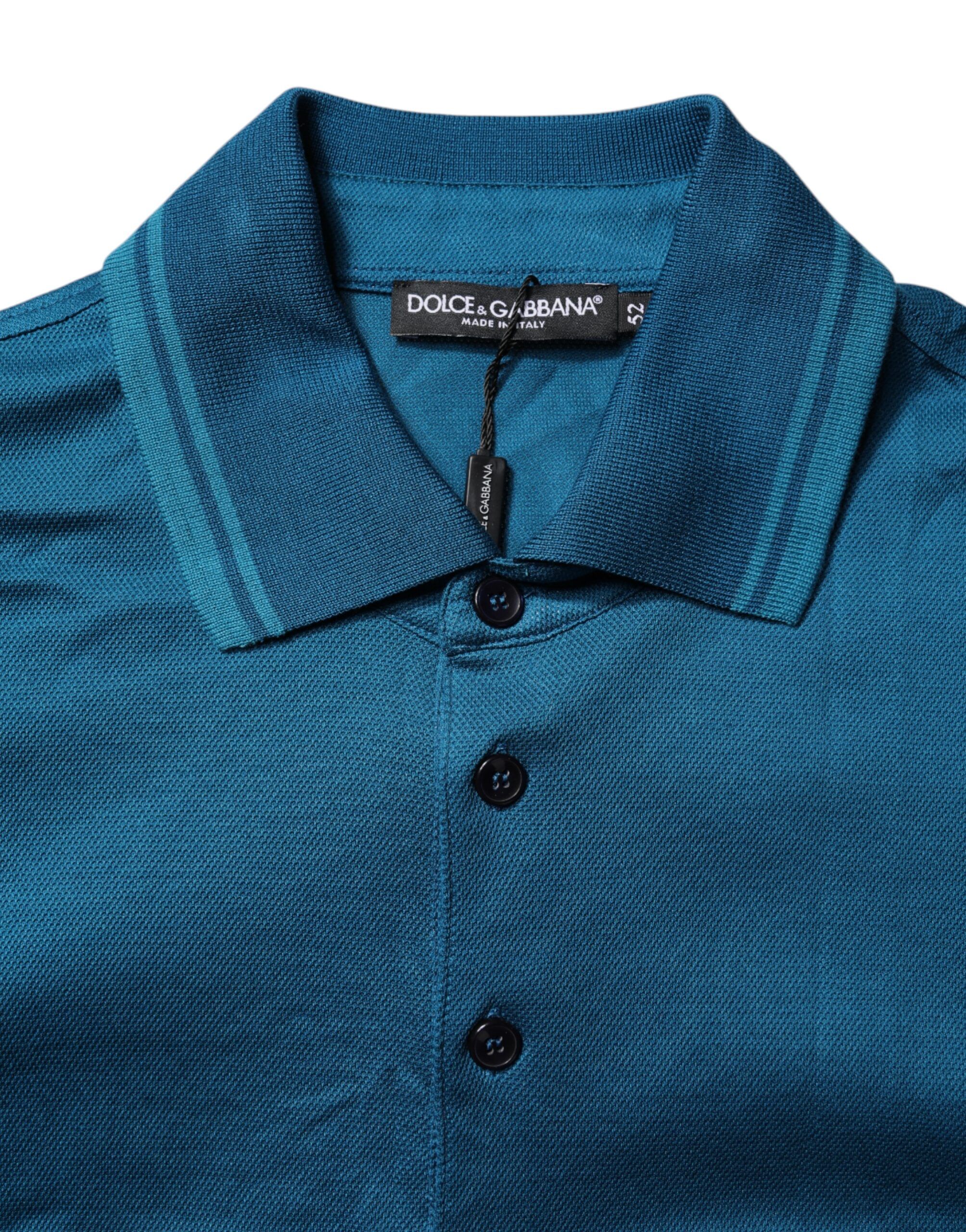 Logo Cotton Men Polo Shirt Men's T-shirt - Dolce & Gabbana - Modalova