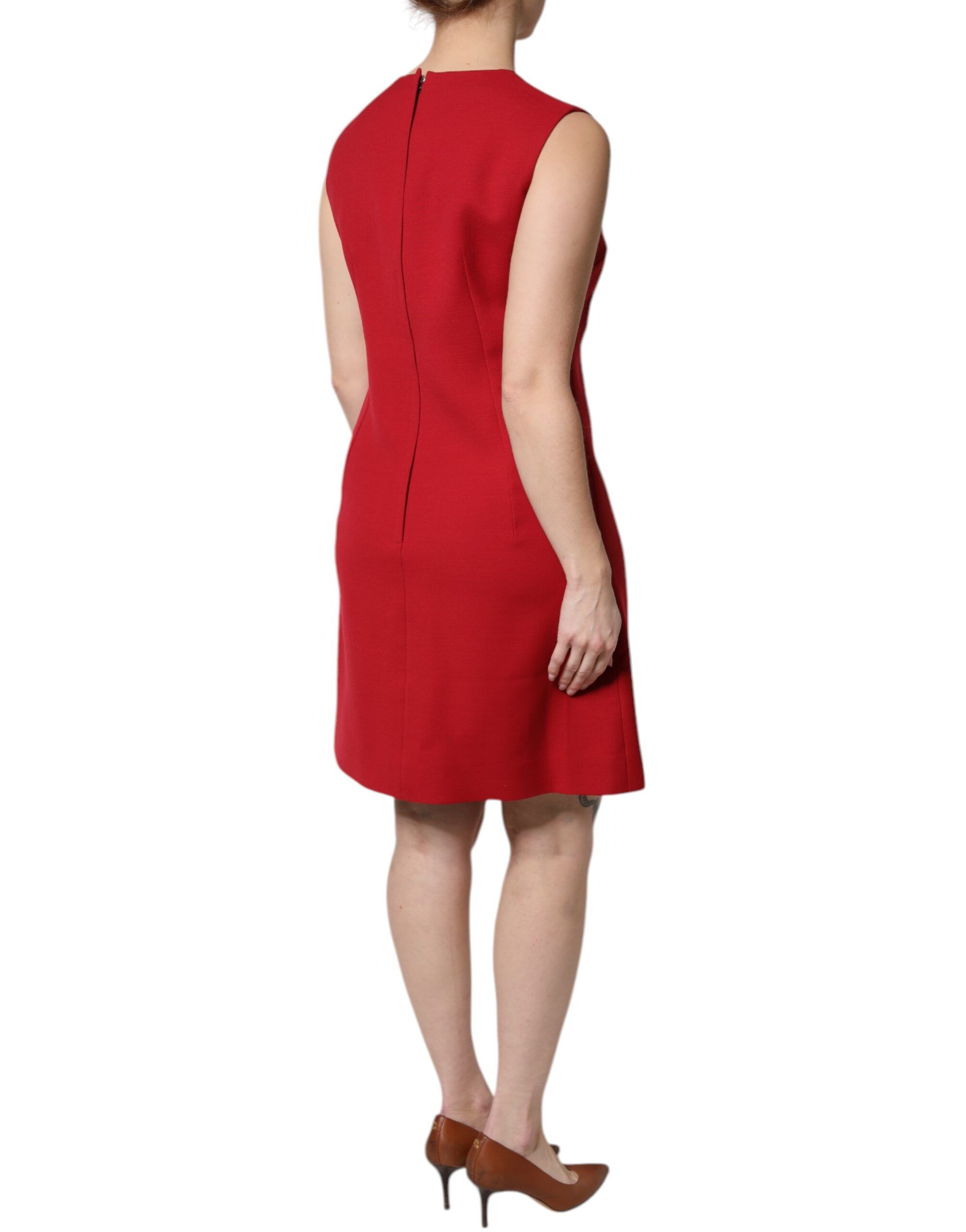 Wool Sleeveless Knee Length A-line Women's Dress - Dolce & Gabbana - Modalova