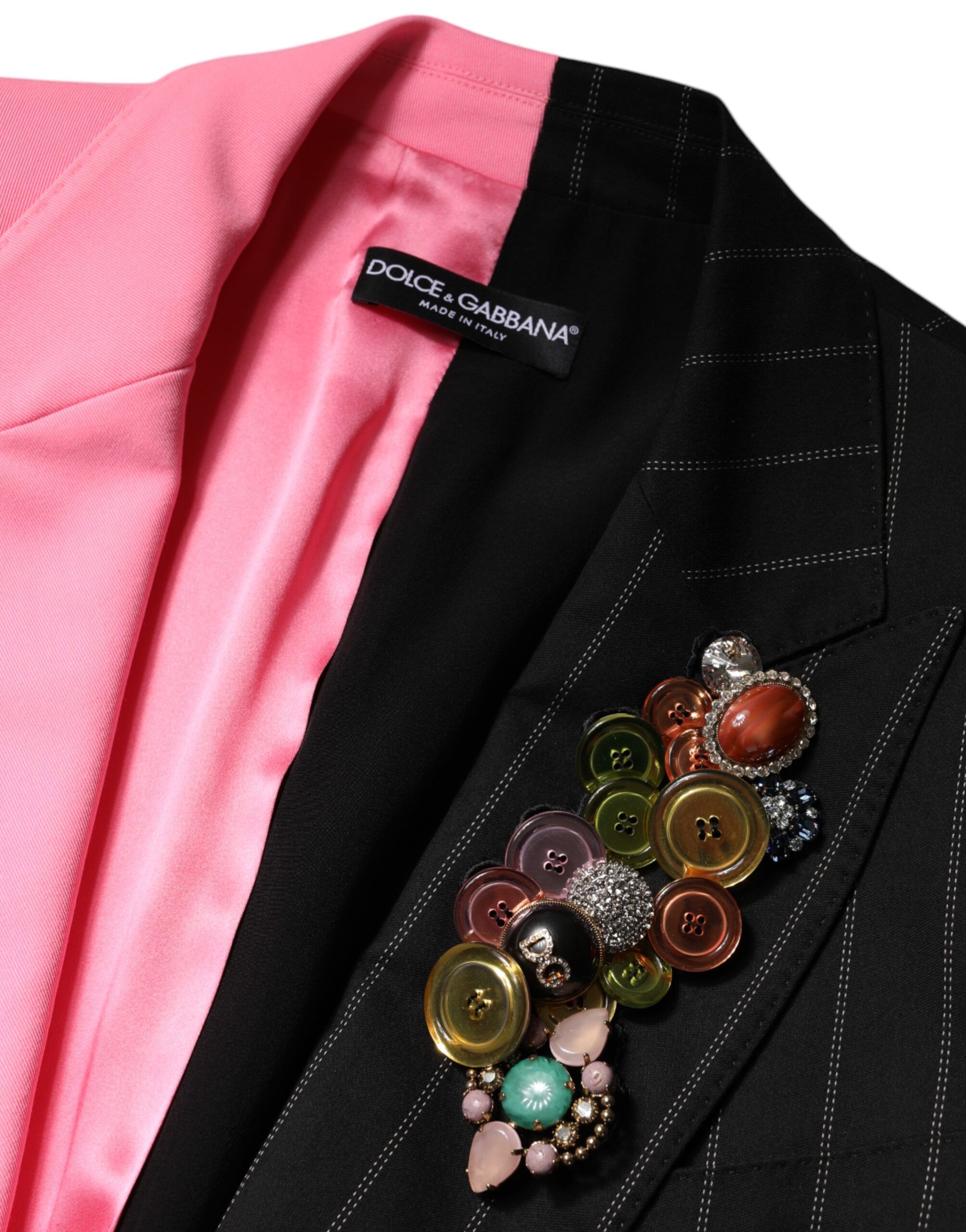 Patchwork Embellished Coat Women's Jacket - Dolce & Gabbana - Modalova