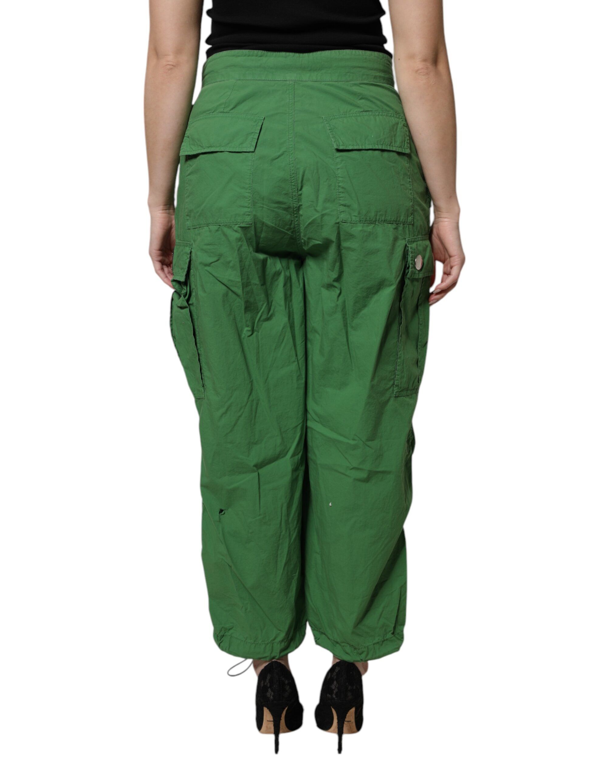 Cotton High Waist Cargo Women's Pants - Dolce & Gabbana - Modalova