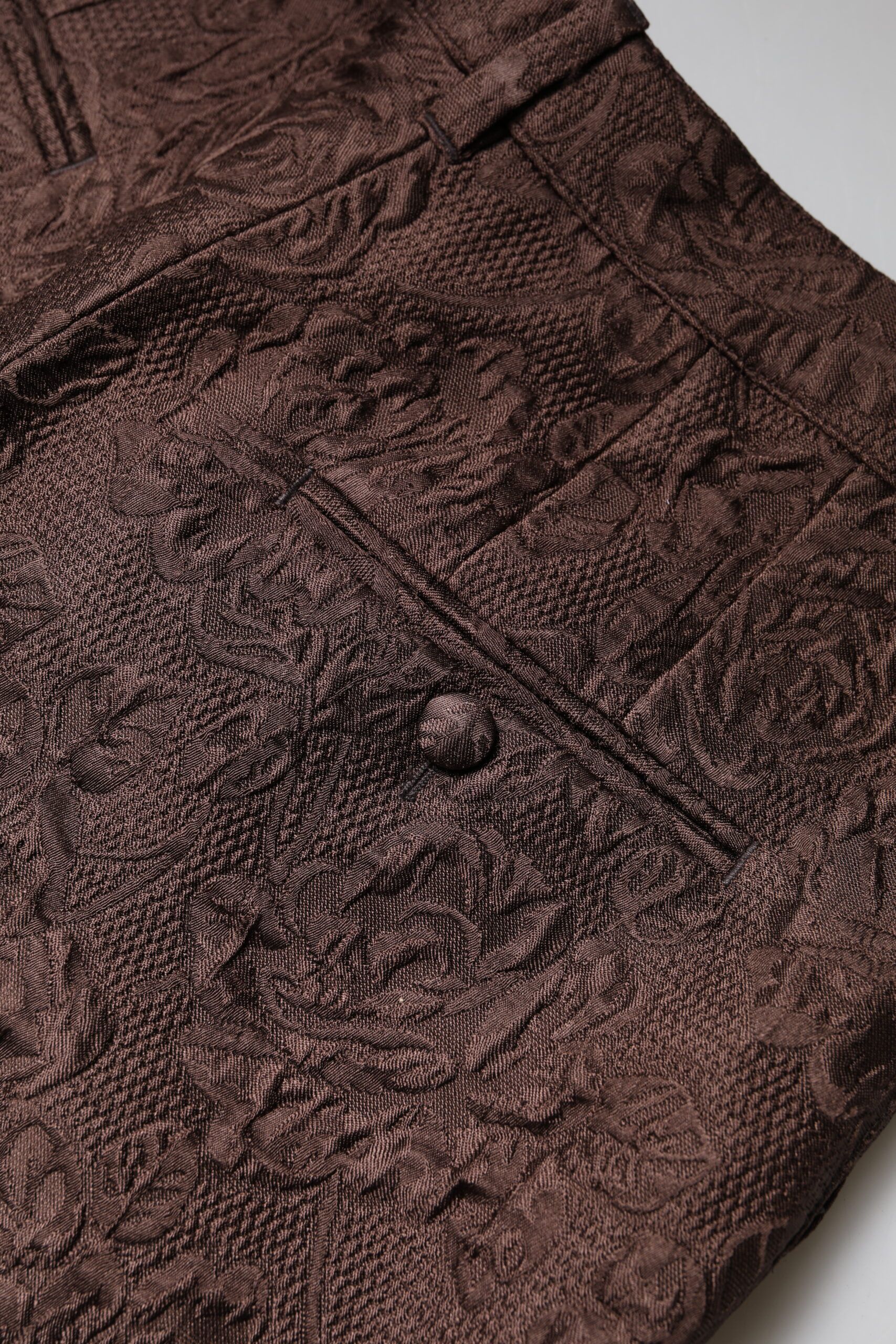 Floral Brocade Mid Waist Mini Women's Short - Dolce & Gabbana - Modalova