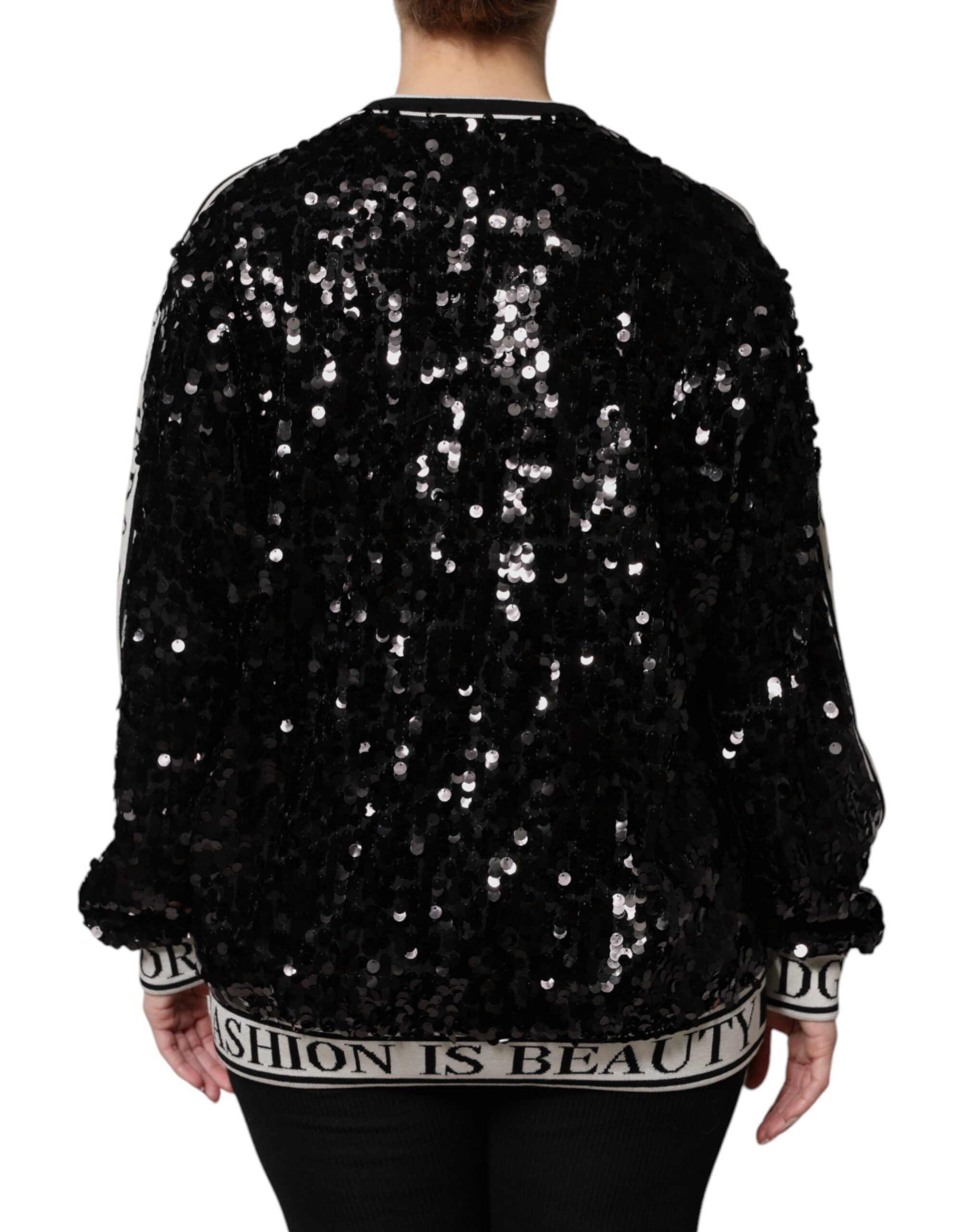 DG Queen Sequin Pullover Women's Sweater - Dolce & Gabbana - Modalova