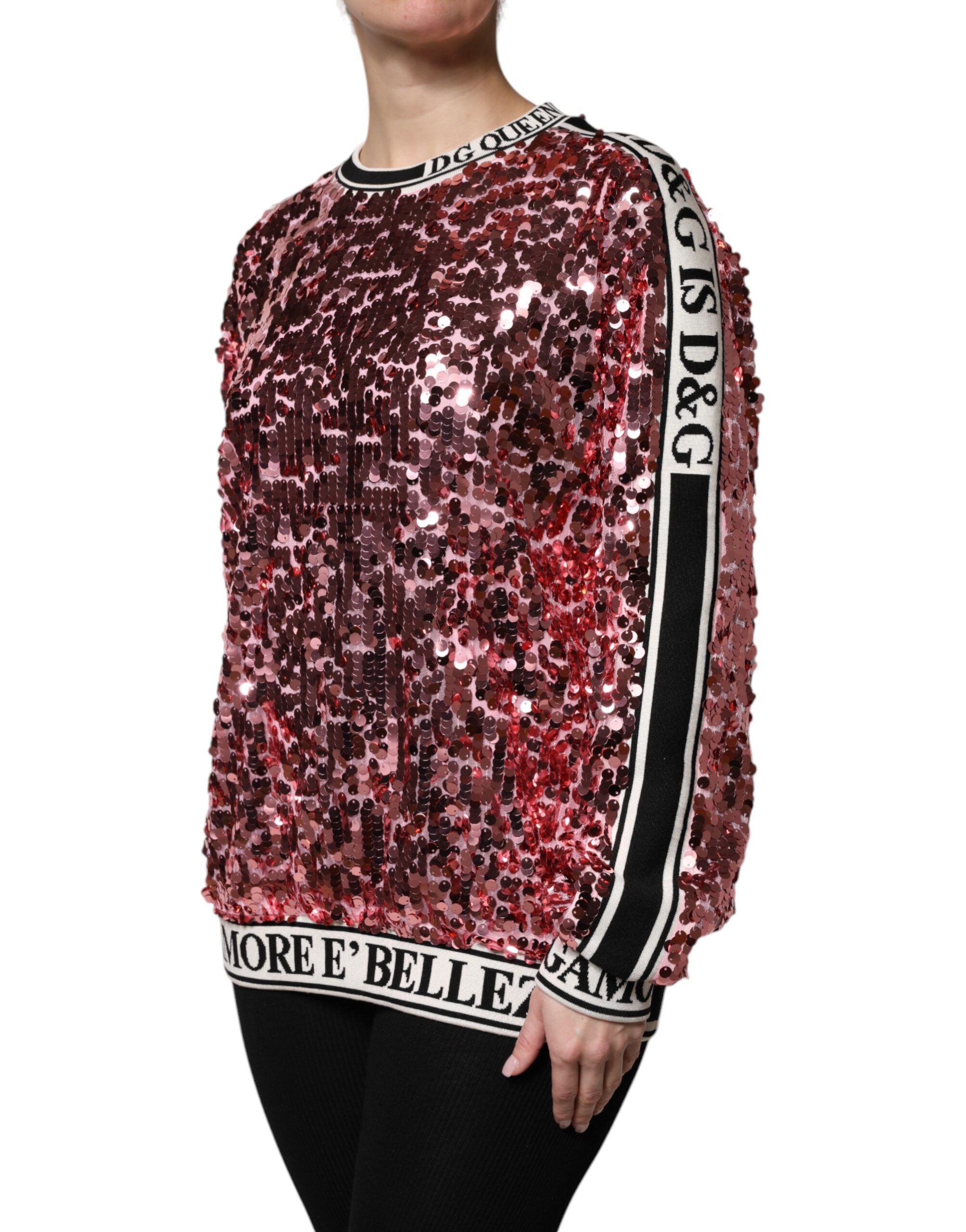 DG Queen Sequin Pullover Women's Sweater - Dolce & Gabbana - Modalova
