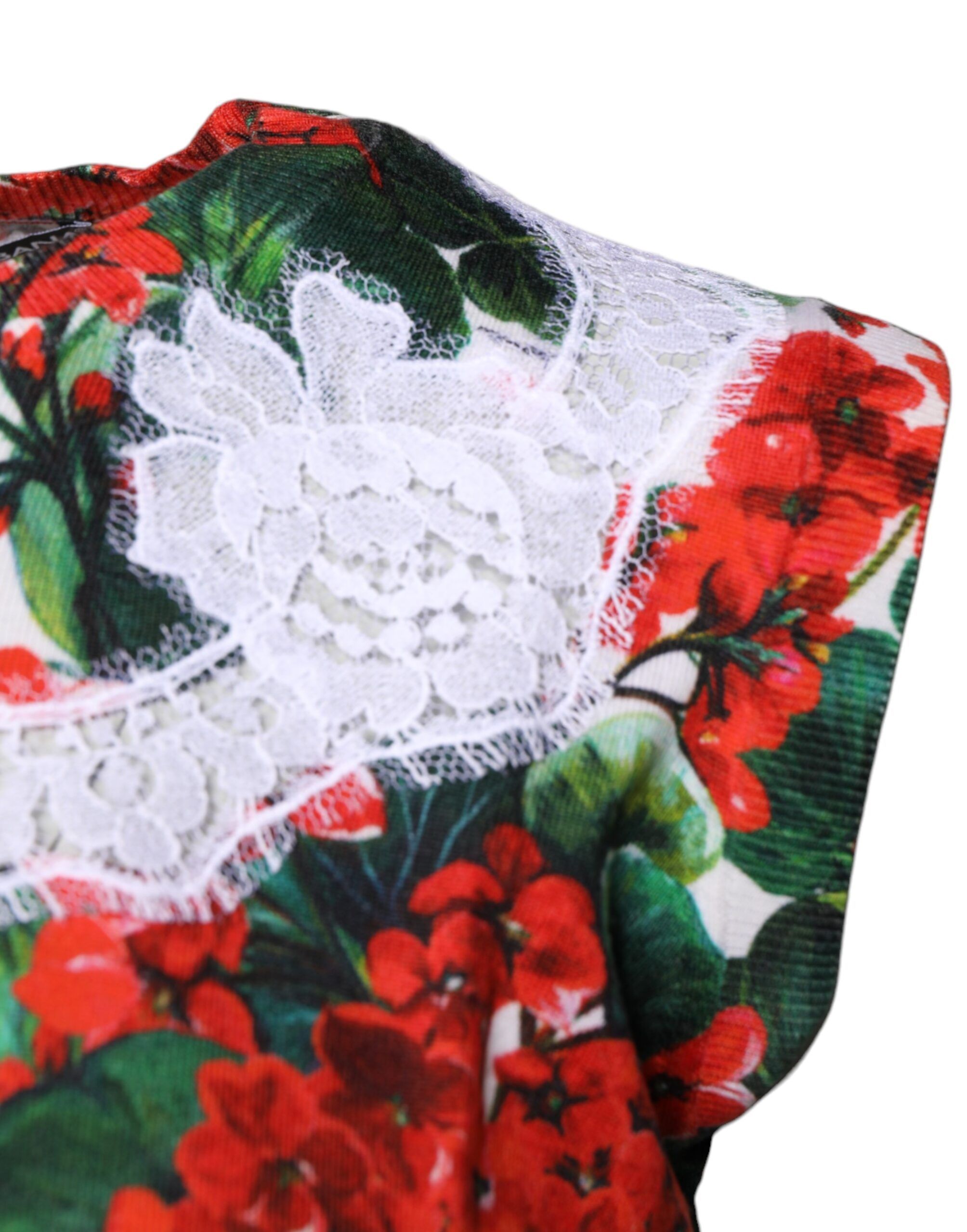 Floral Lace Sleeveless Tank Women's Top - Dolce & Gabbana - Modalova