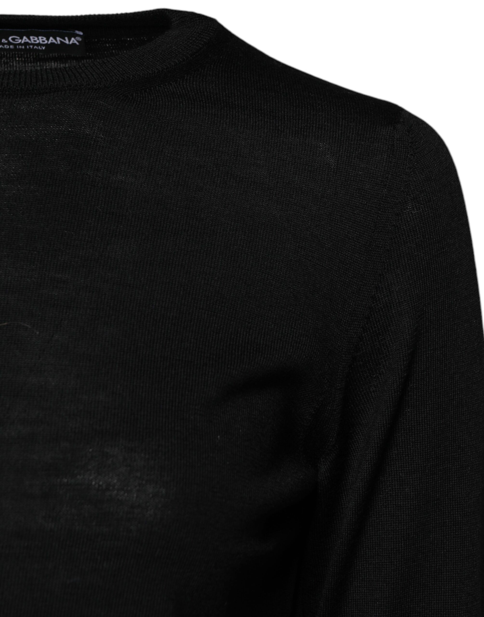 Wool Knit Crew Neck Pullover Women's Sweater - Dolce & Gabbana - Modalova