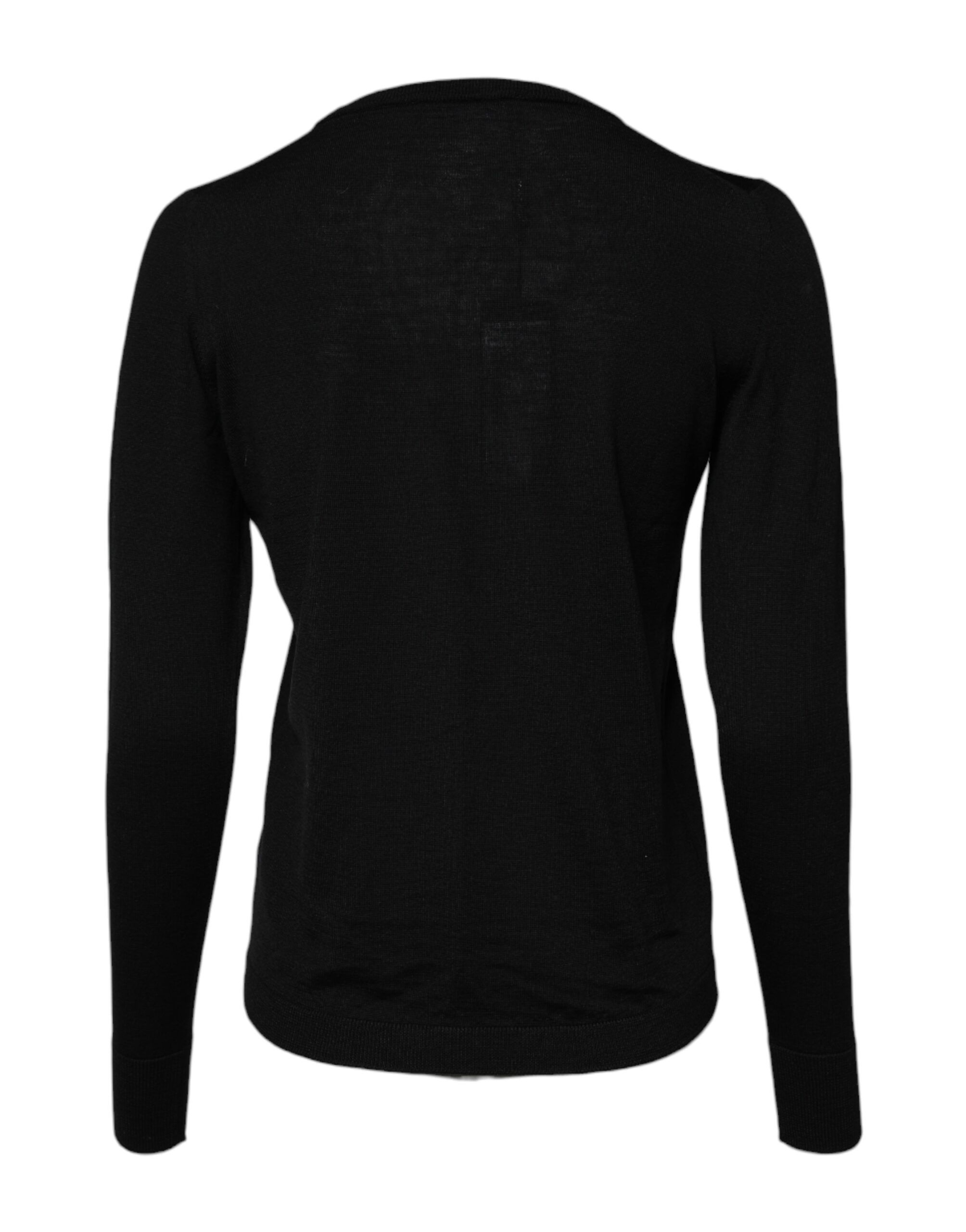 Wool Knit Crew Neck Pullover Women's Sweater - Dolce & Gabbana - Modalova