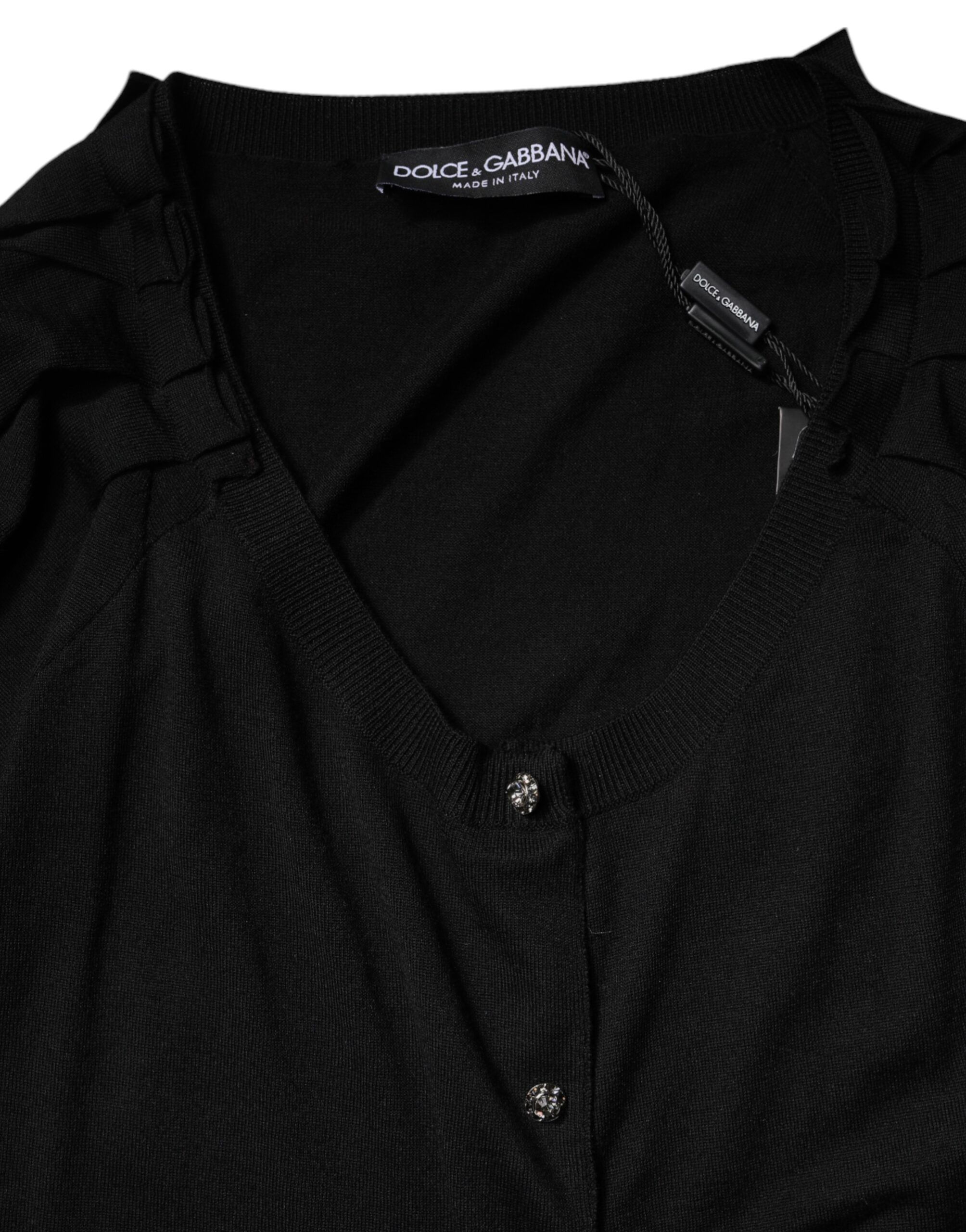 Button Down Short Sleeve Blouse Women's Top - Dolce & Gabbana - Modalova