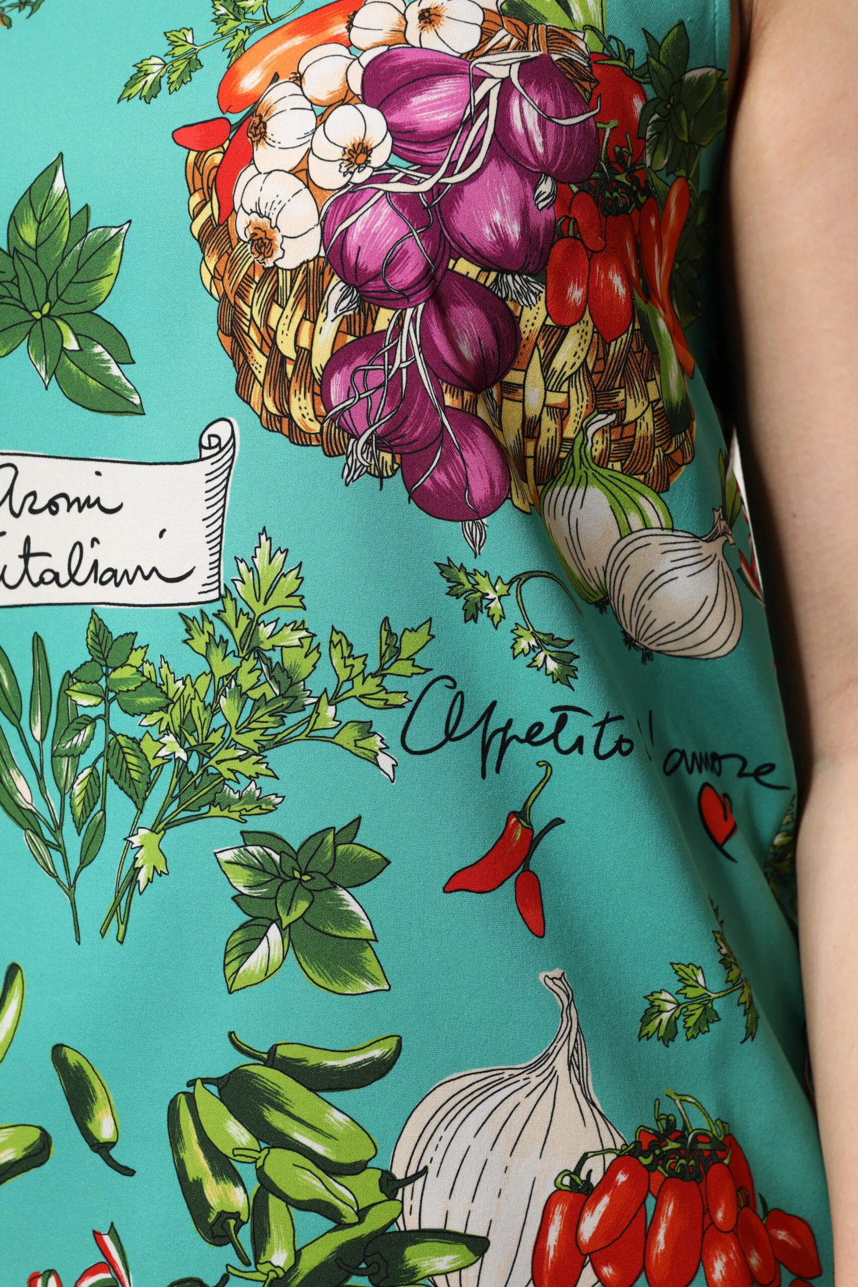 Floral Silk Sleeveless Tank Women's Top - Dolce & Gabbana - Modalova