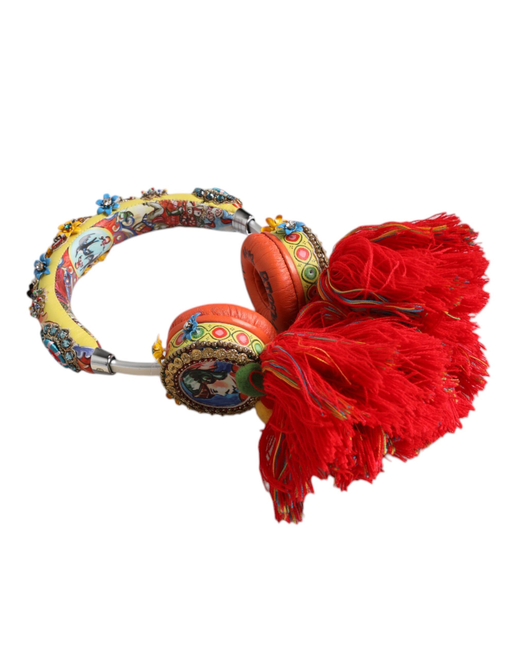 Whimsical Tasseled Crystal Headset Women's Headphones (Pre-Owned) - Dolce & Gabbana - Modalova