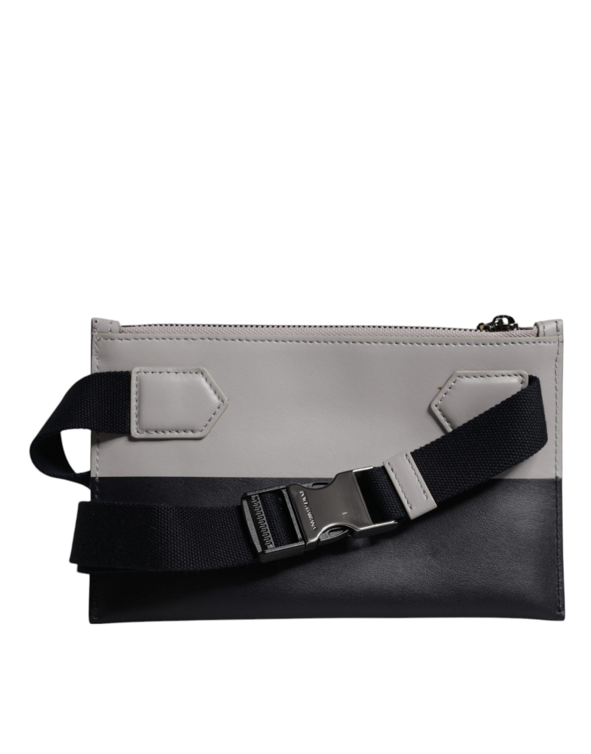 Black White Leather Logo Embossed Crossbody Men's Bag - Dolce & Gabbana - Modalova