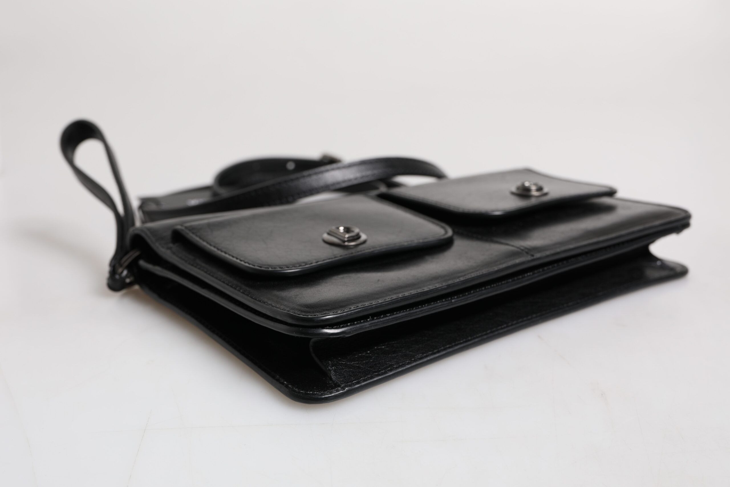 Leather Logo Purse Shoulder Crossbody Men's Bag (Pre-Owned) - Dolce & Gabbana - Modalova