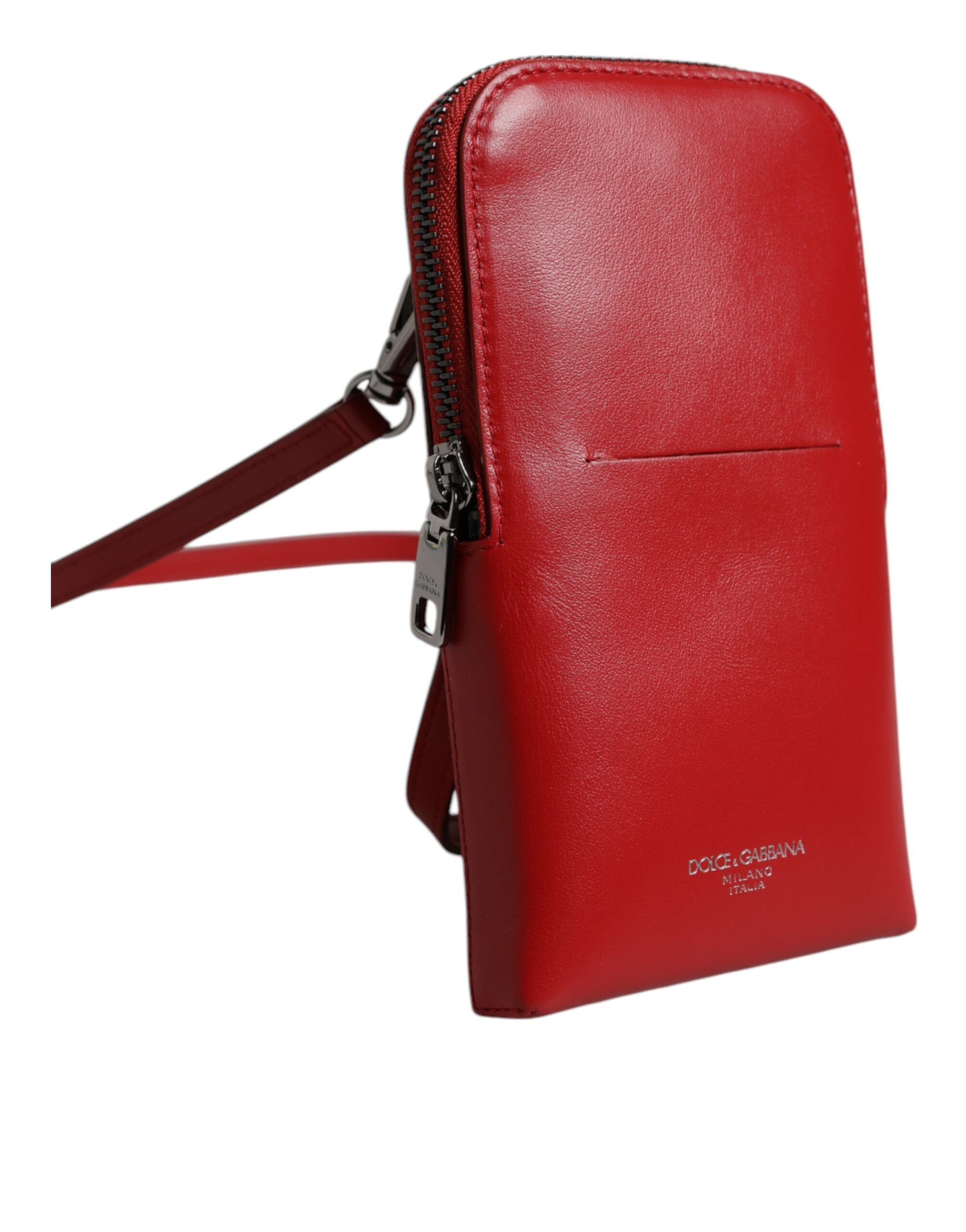 Leather Purse Phone Sling Crossbody Neck Strap Men's Bag - Dolce & Gabbana - Modalova