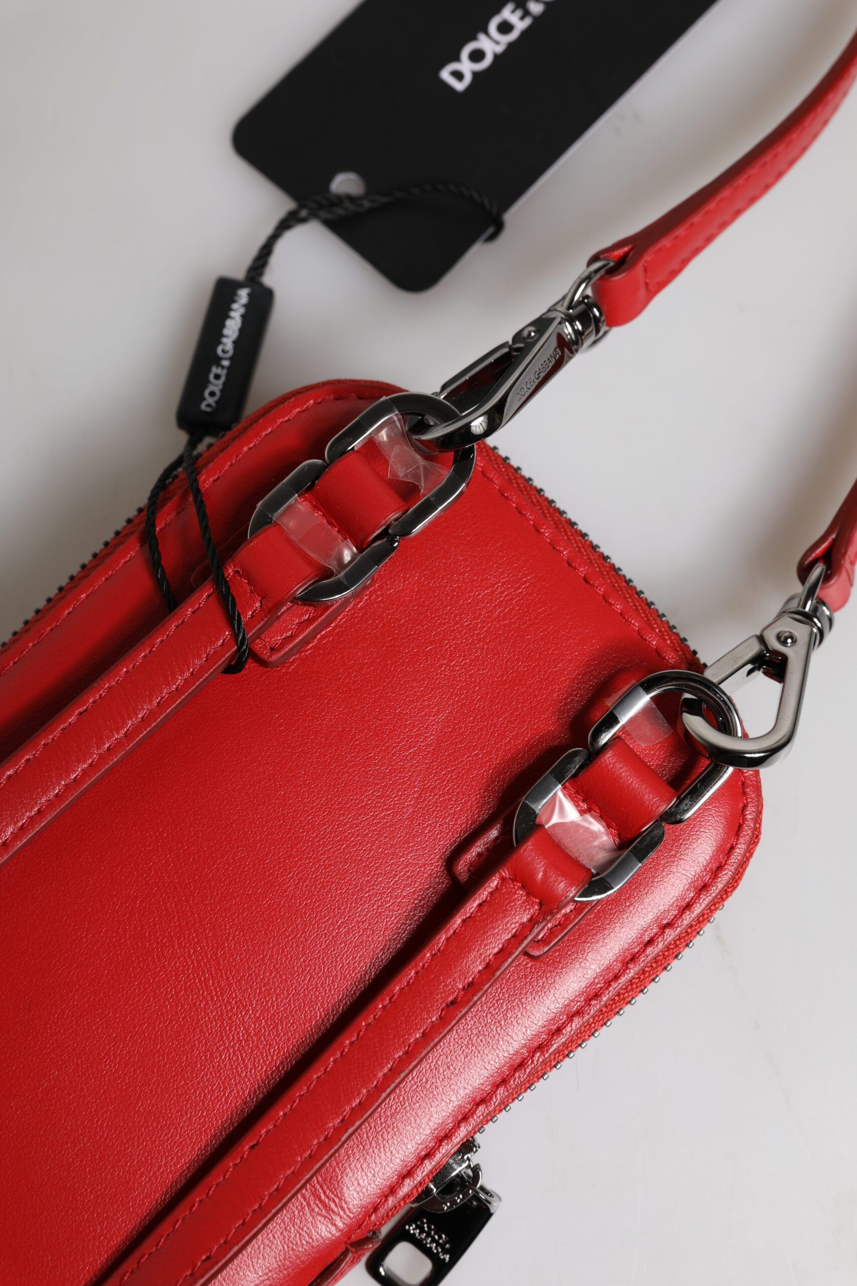 Leather Purse Phone Sling Crossbody Neck Strap Men's Bag - Dolce & Gabbana - Modalova