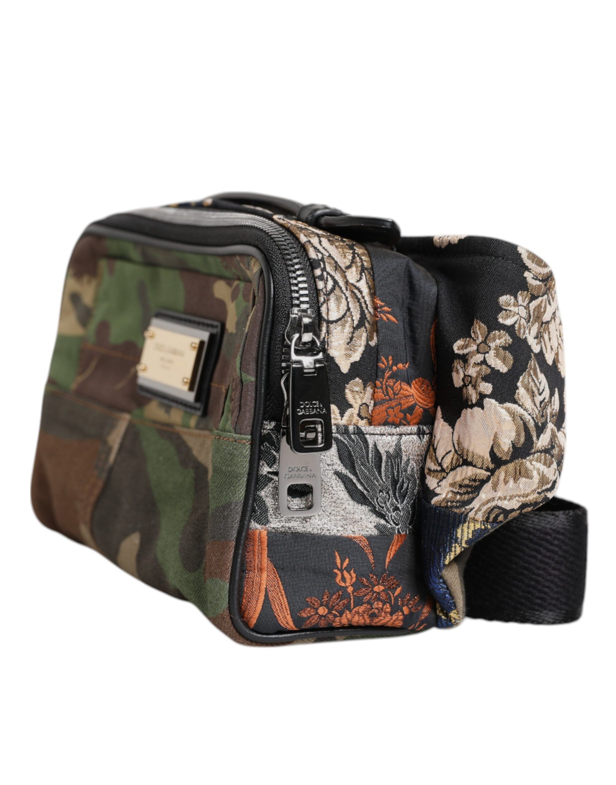 Camouflage Patchwork Logo Waist Fanny Pack Men's Bag - Dolce & Gabbana - Modalova