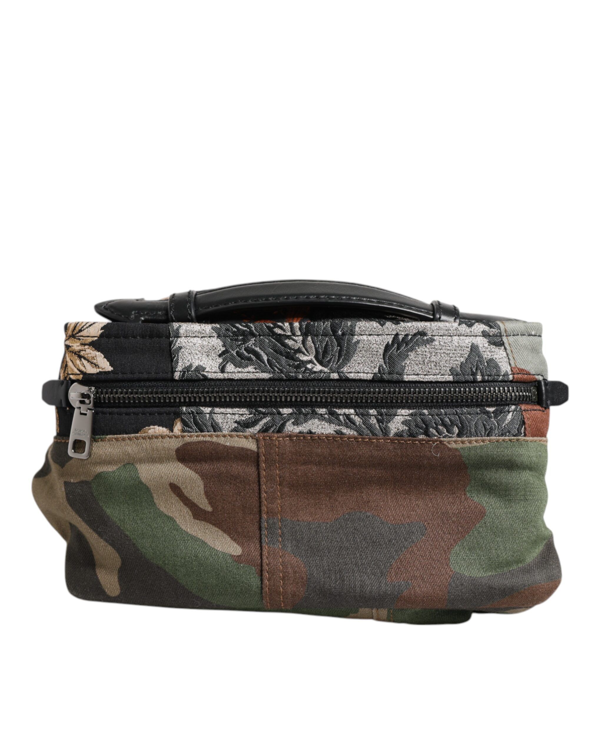 Camouflage Patchwork Logo Waist Fanny Pack Men's Bag - Dolce & Gabbana - Modalova