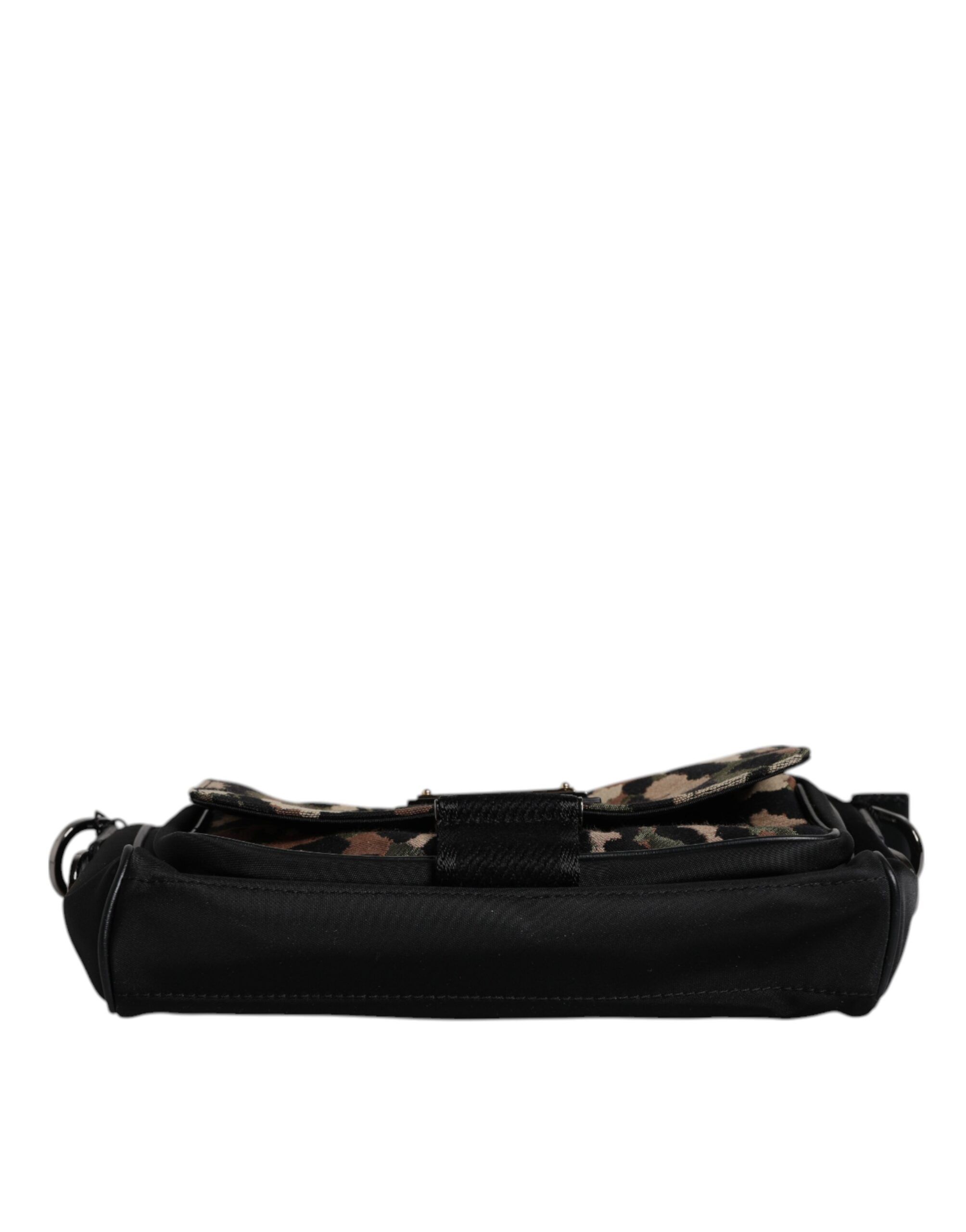 Leopard Jacquard Crossbody Men's Bag (Pre-Owned) - Dolce & Gabbana - Modalova