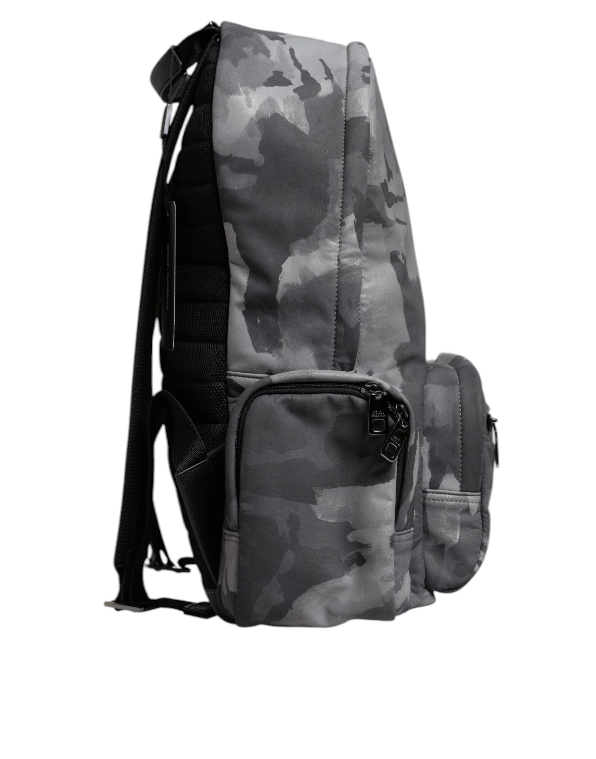 Cotton Camouflage Logo Plaque Backpack Men's Bag - Dolce & Gabbana - Modalova
