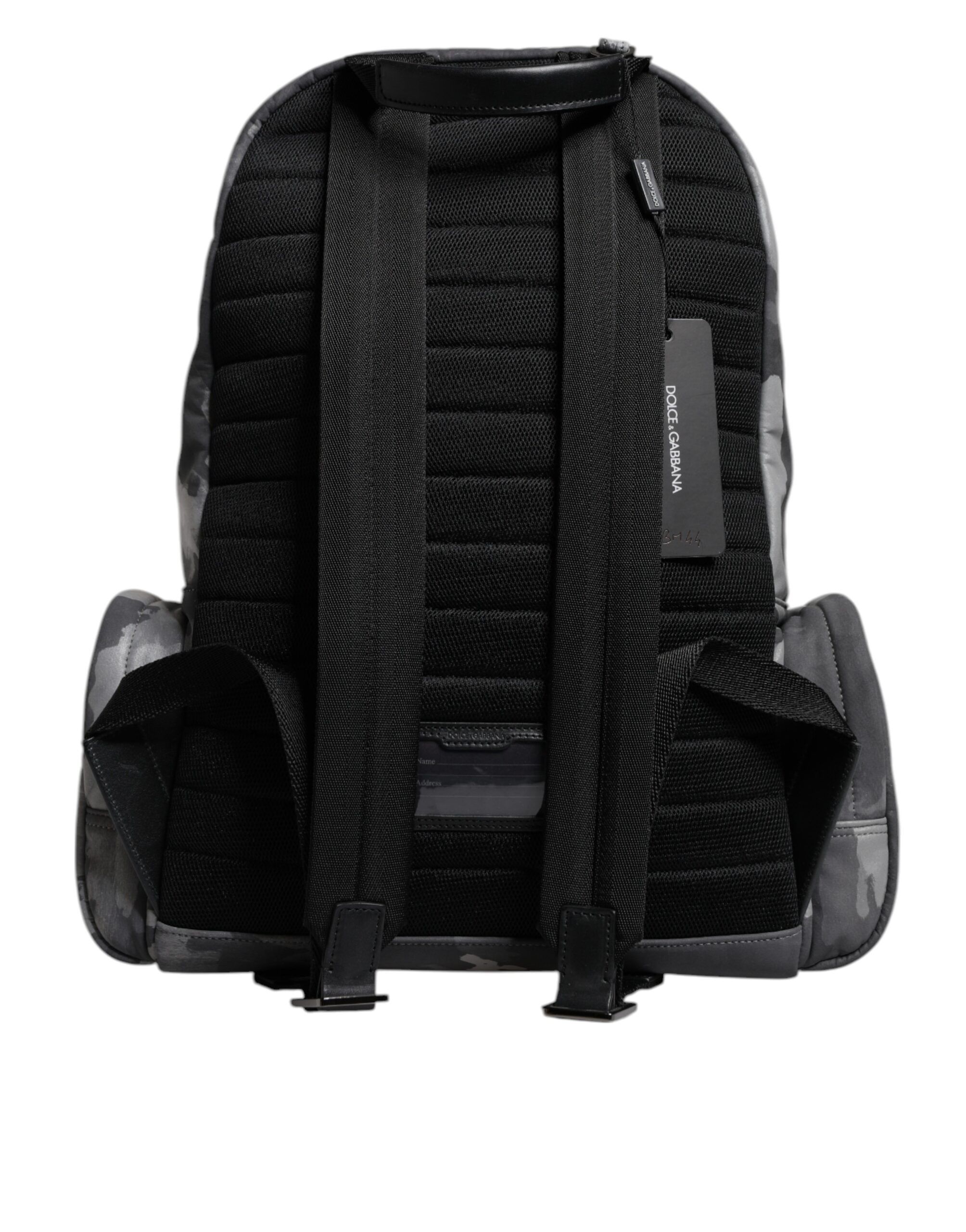 Cotton Camouflage Logo Plaque Backpack Men's Bag - Dolce & Gabbana - Modalova