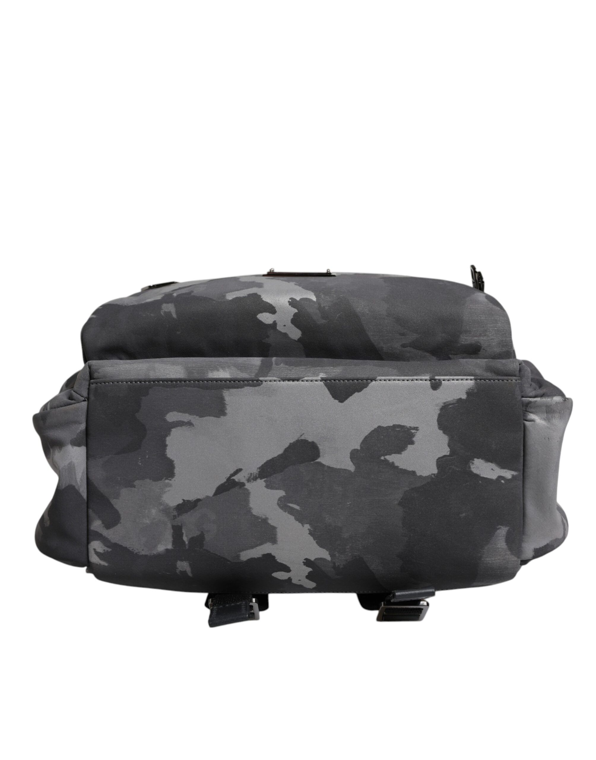 Cotton Camouflage Logo Plaque Backpack Men's Bag - Dolce & Gabbana - Modalova