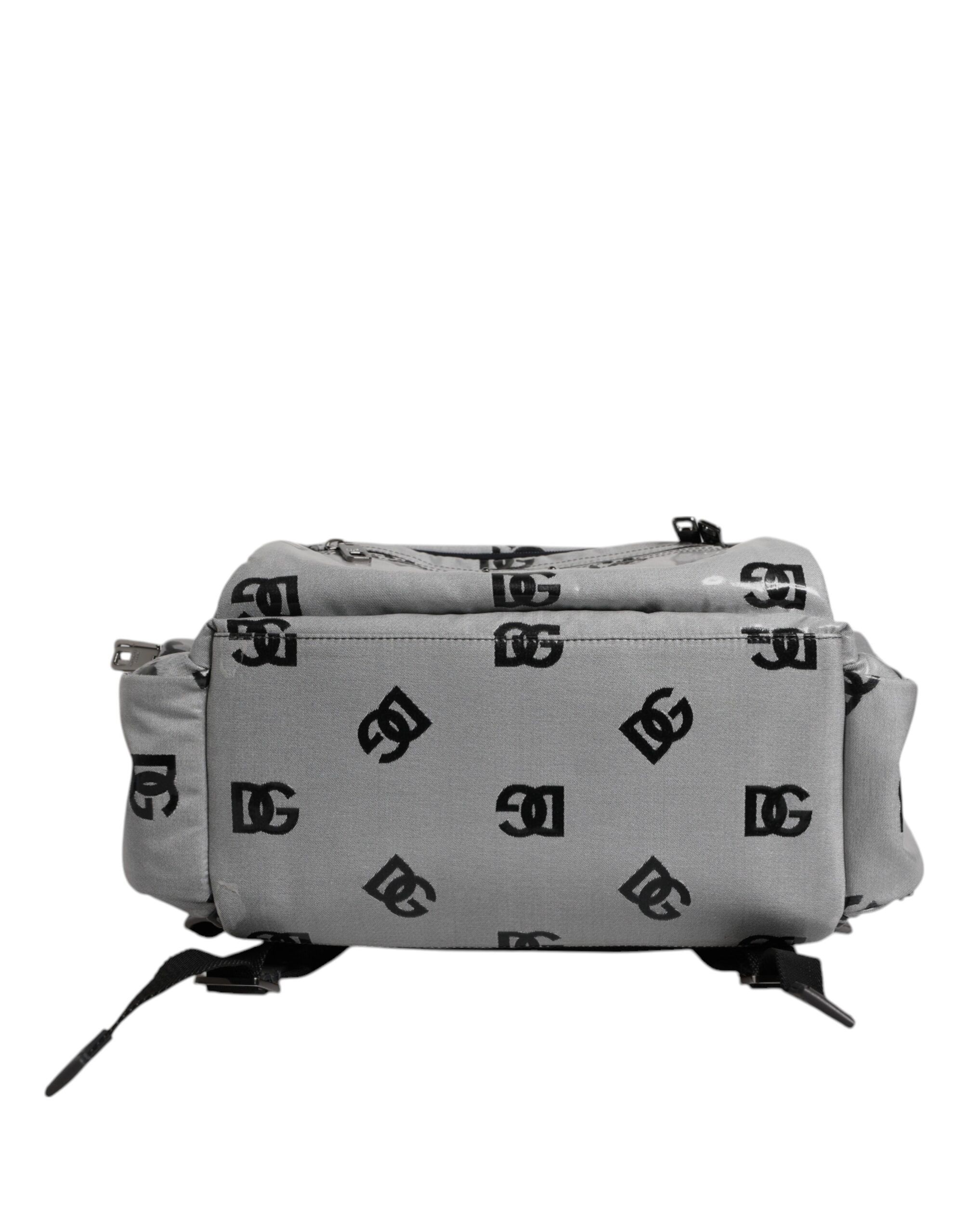 Polyester Black DG Logo Plaque Backpack Men's Bag - Dolce & Gabbana - Modalova