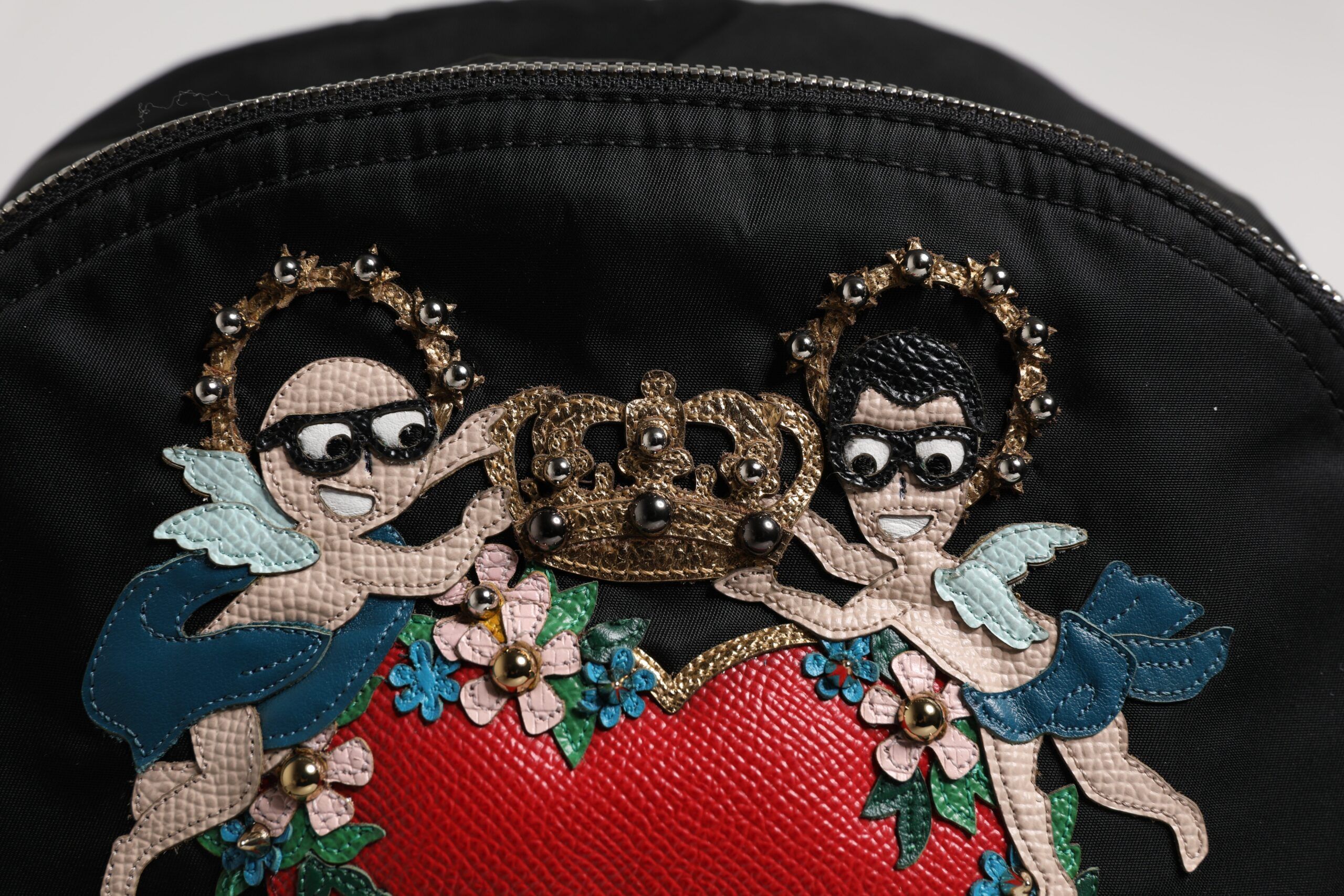 Nylon #DGFAMILY Embellished Backpack VULCANO Men's Bag - Dolce & Gabbana - Modalova