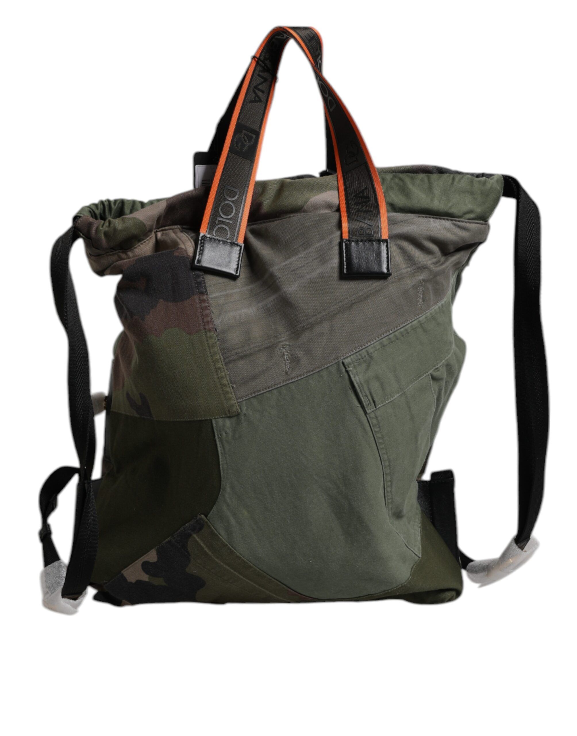 Military Patchwork Rucksack Backpack Men's Bag - Dolce & Gabbana - Modalova