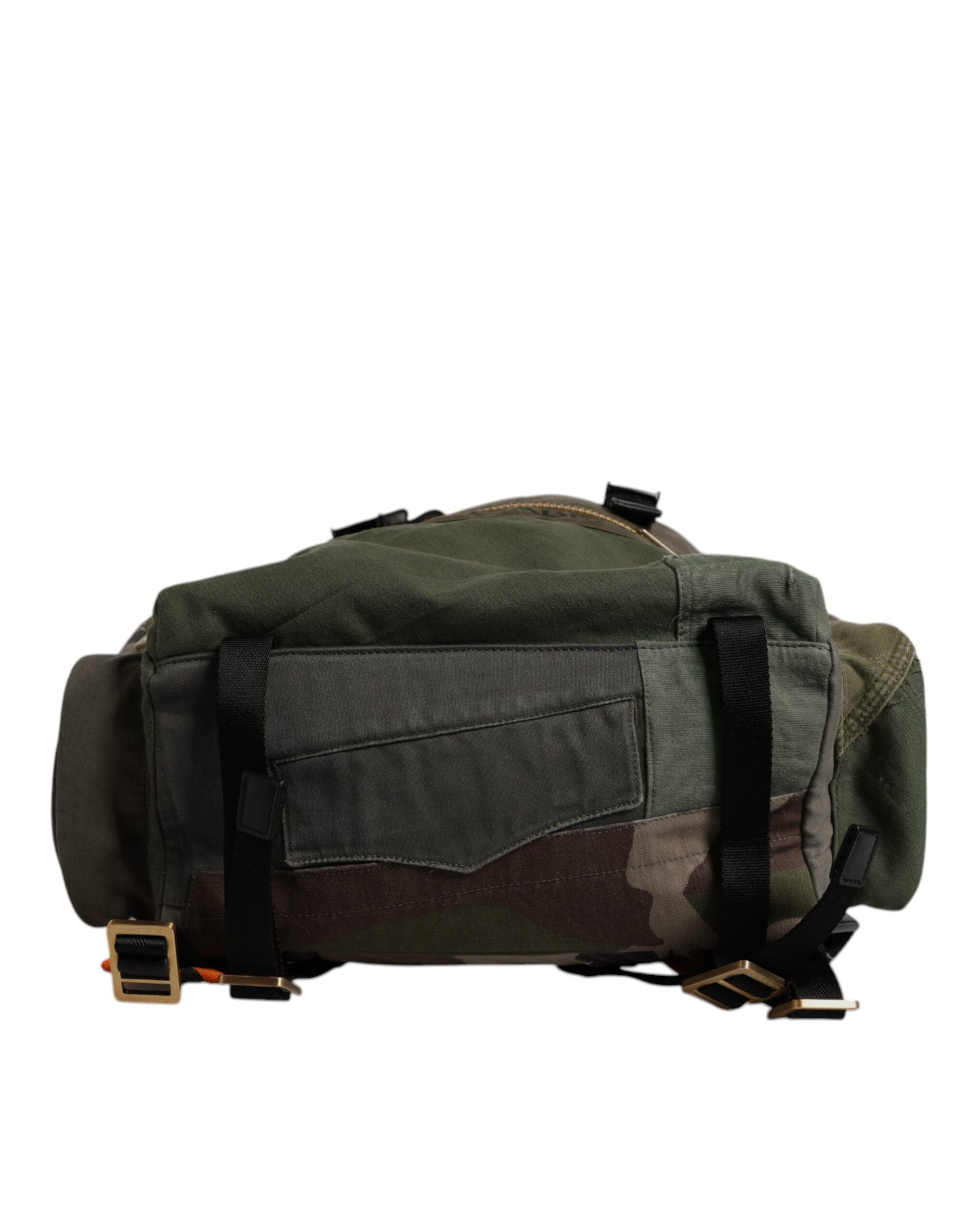 Military Patchwork Travel Backpack Men's Bag - Dolce & Gabbana - Modalova
