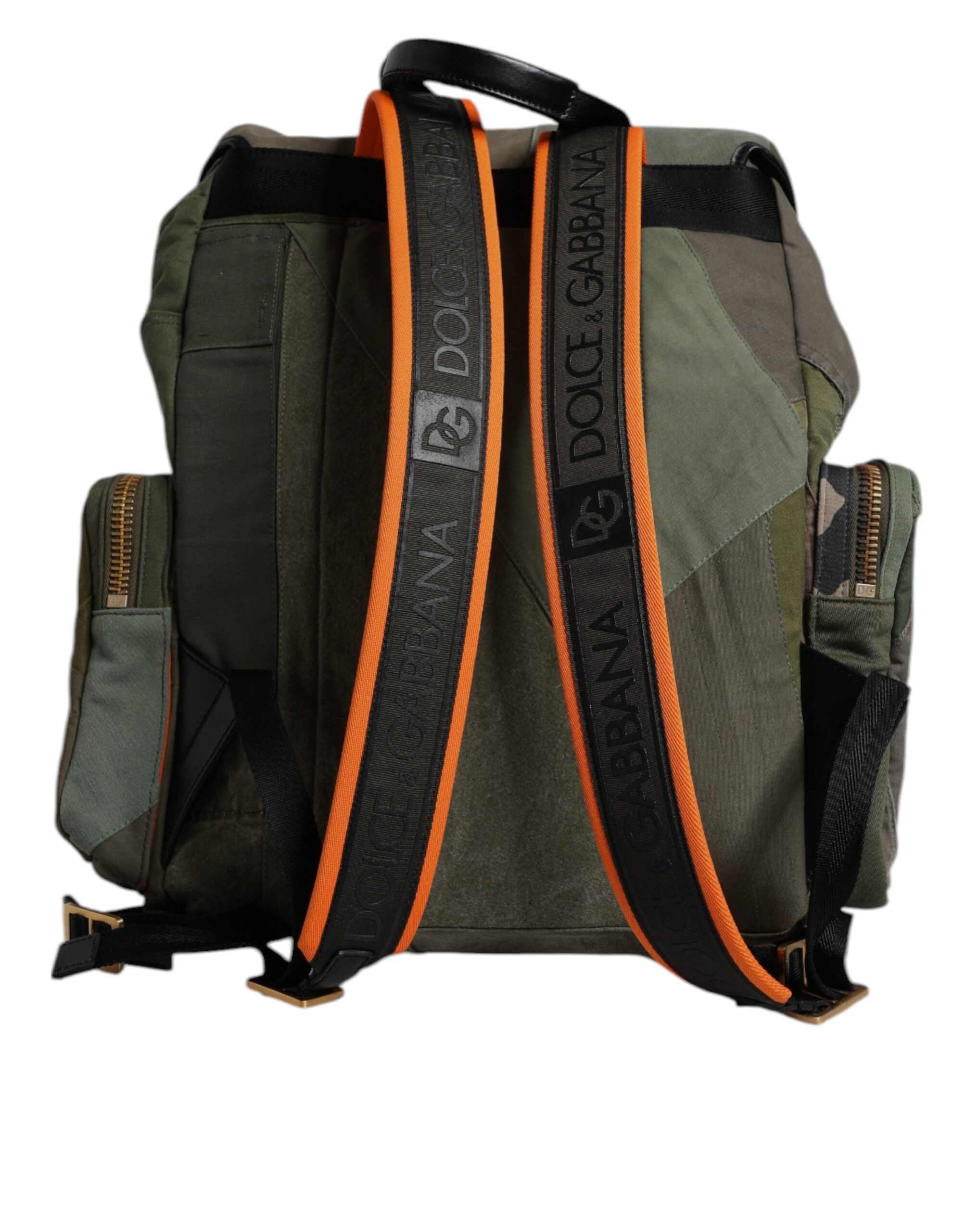 Military Patchwork Travel Backpack Men's Bag (Pre-Owned) - Dolce & Gabbana - Modalova
